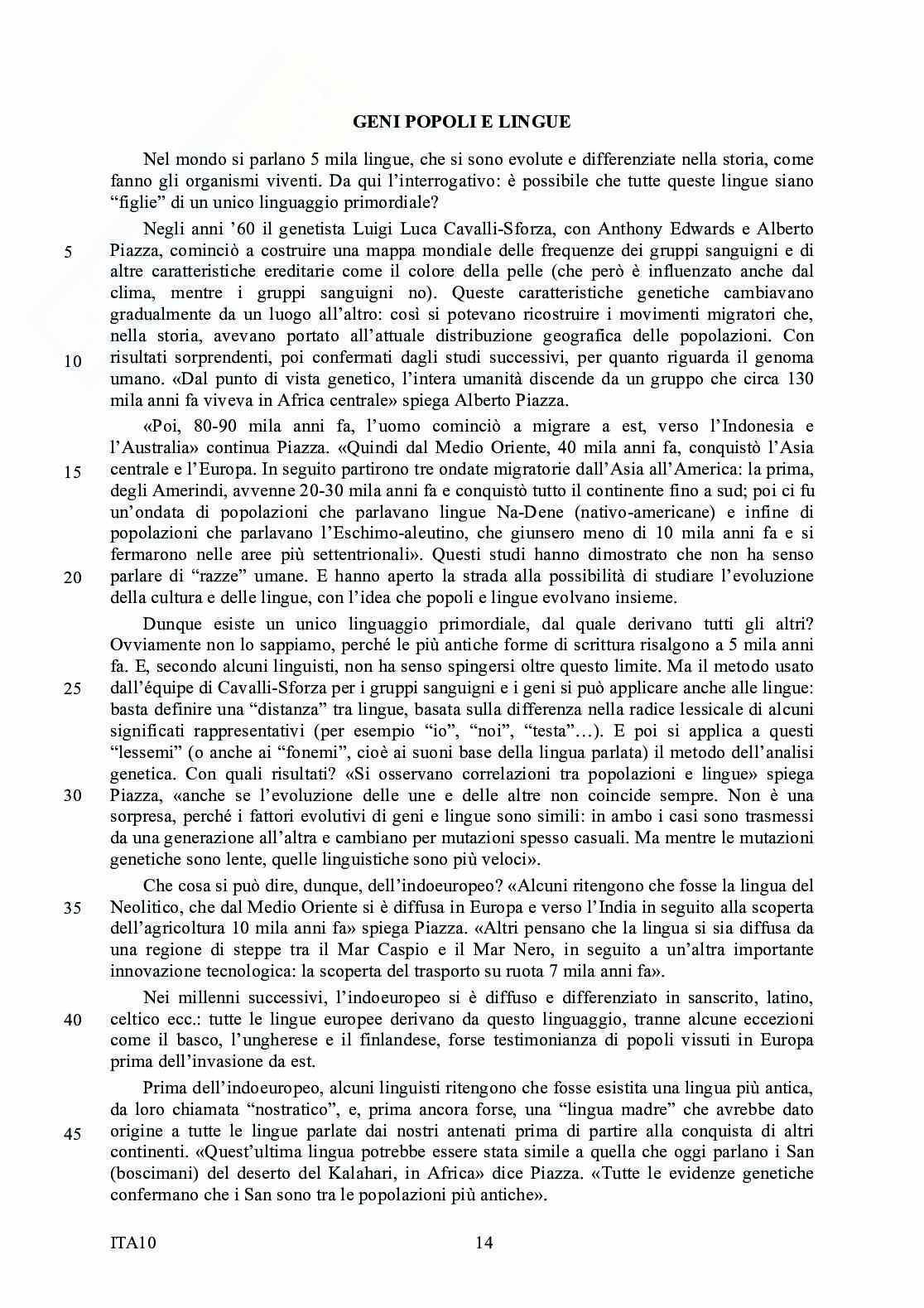 Prova Invalsi Italiano 2010/2011 (33245) Pag. 16