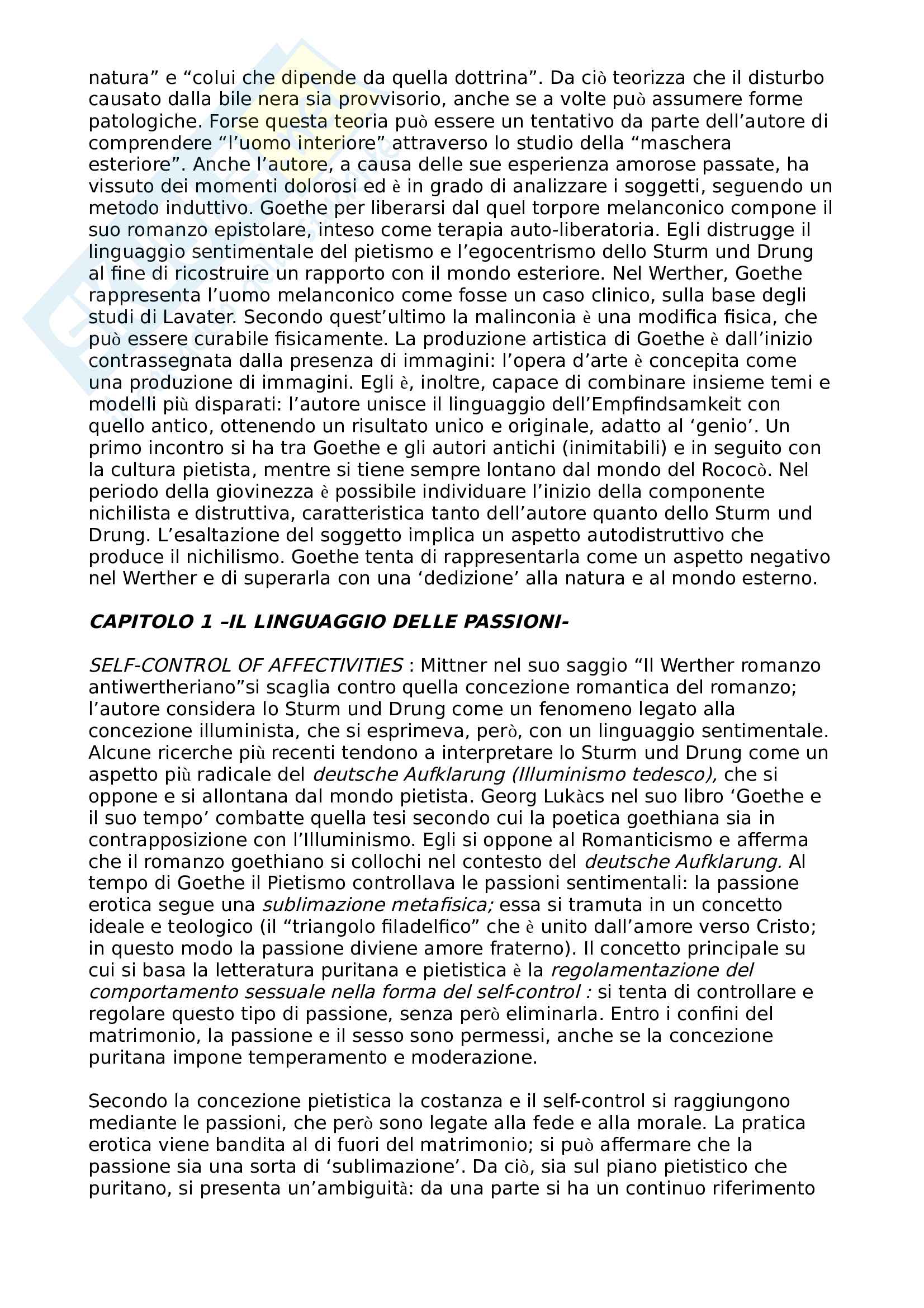 Riassunto esame letteratura tedesca, prof. Ponzi, libro consigliato La Natura della Malattia Pag. 2