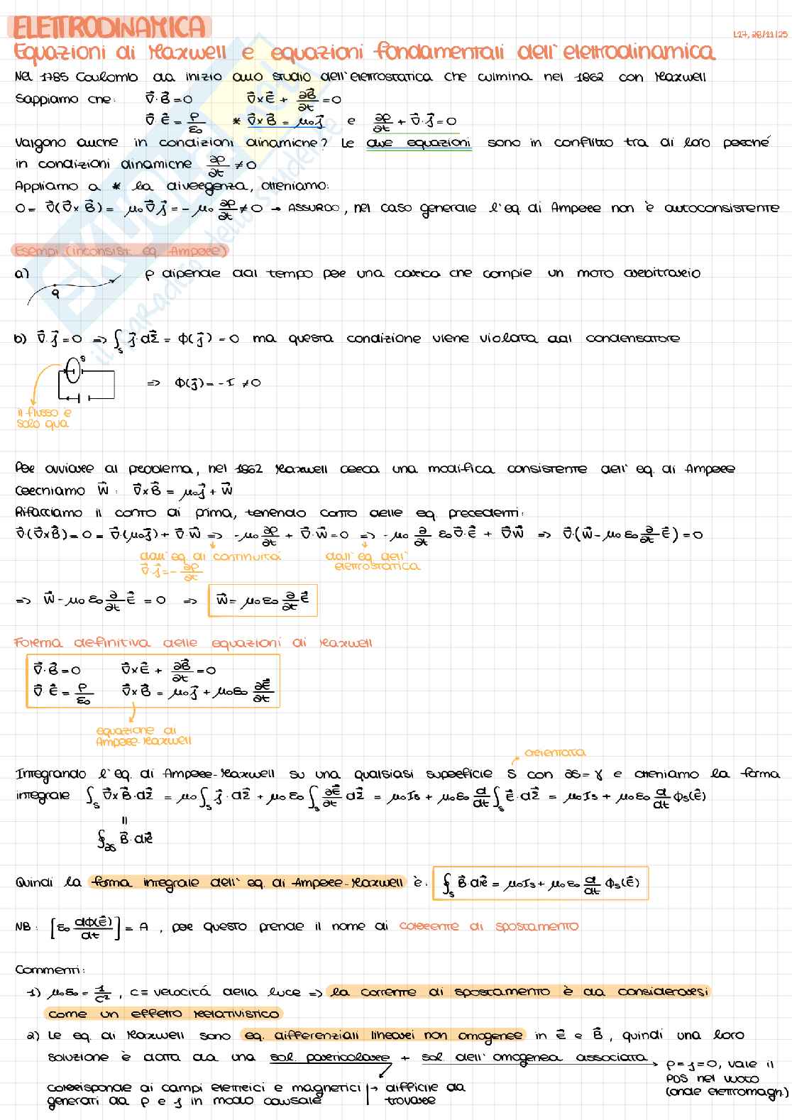 Terza parte appunti Fisica 2  Pag. 1
