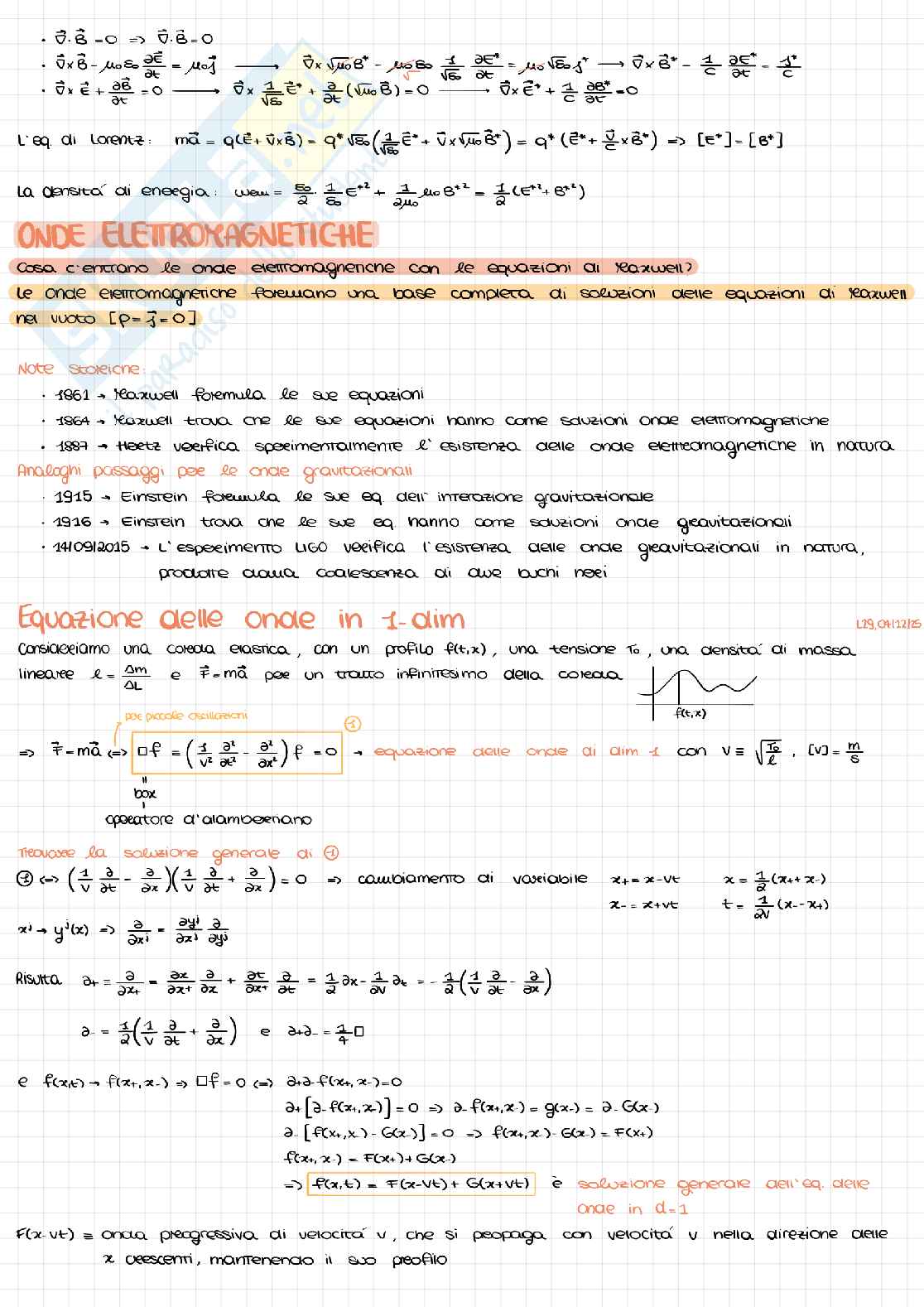 Terza parte appunti Fisica 2  Pag. 6