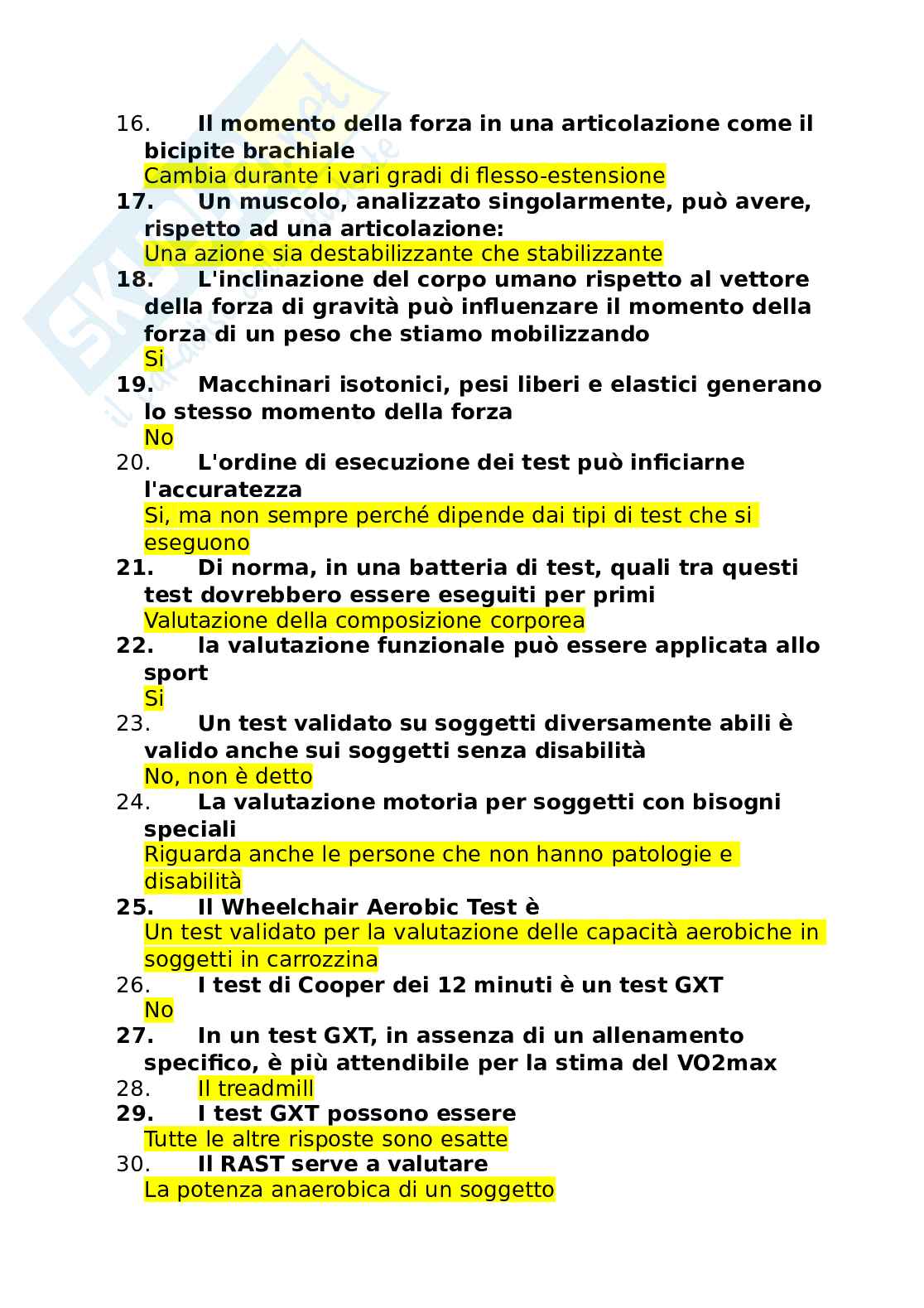 Paniere completo di Valutazione motoria nelle popolazioni speciali Pag. 2