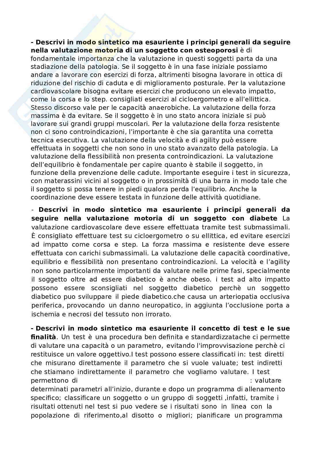 Paniere completo di Valutazione motoria nelle popolazioni speciali Pag. 21