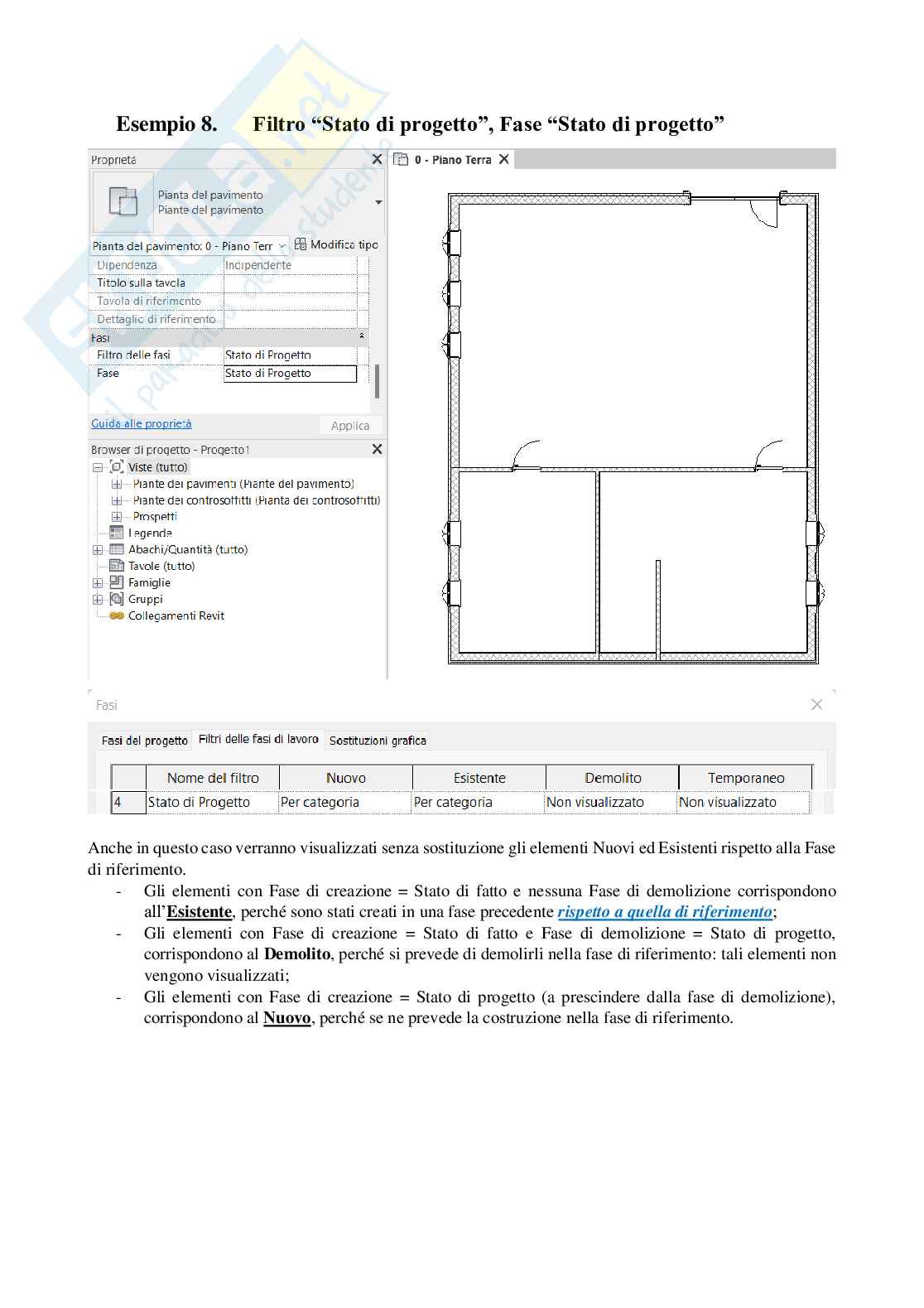 Fasi di lavoro Revit Pag. 11