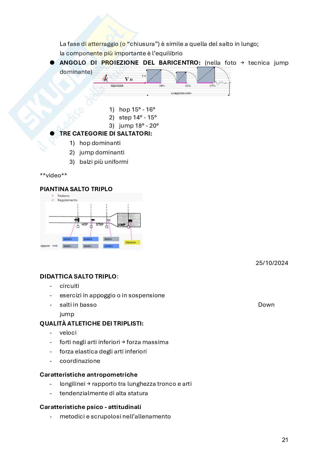 Atletica leggera Pag. 21