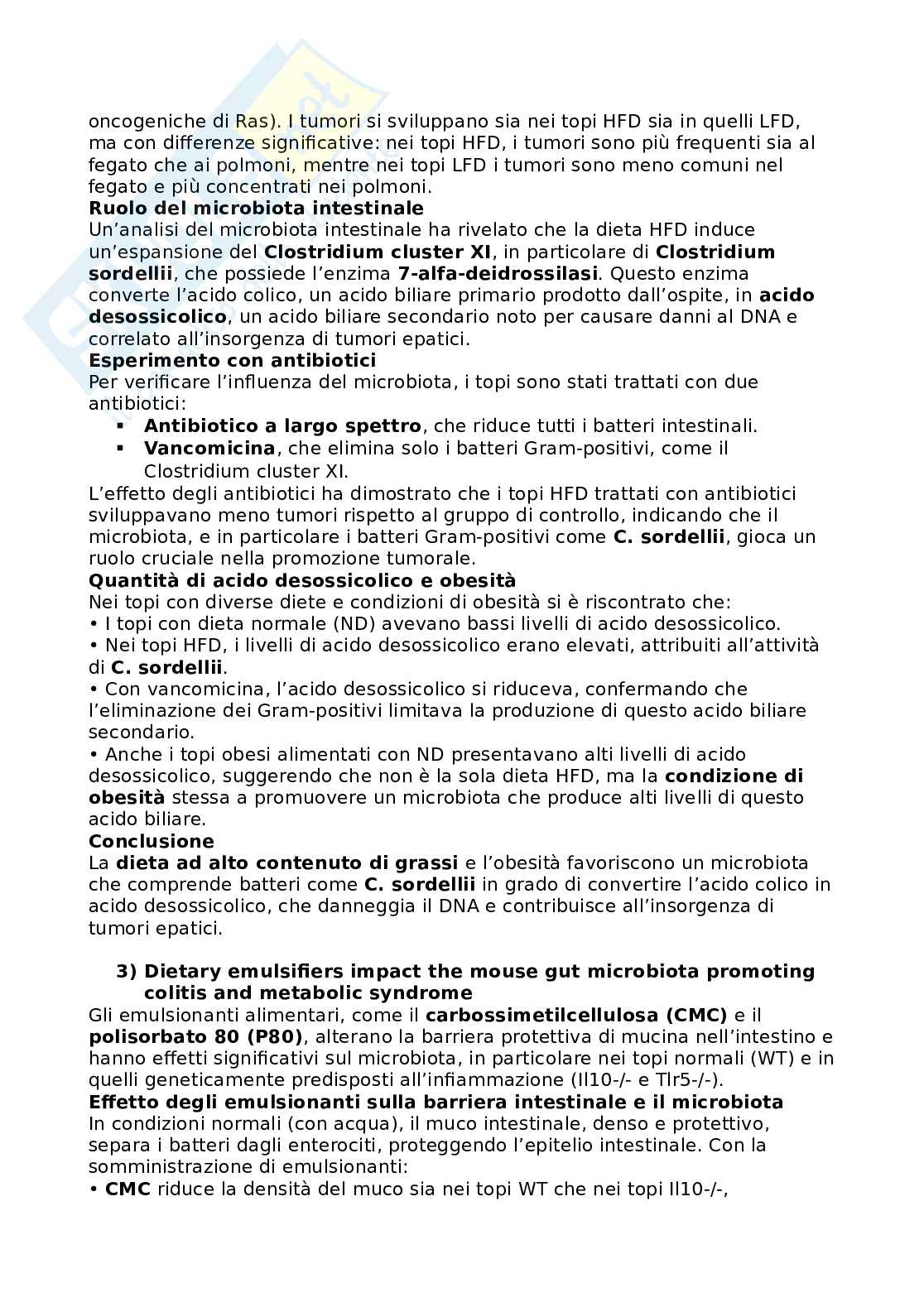Appunti di Qualità e sicurezza microbiologica nei sistemi alimentari ed ecologia del microbiota umano Pag. 31