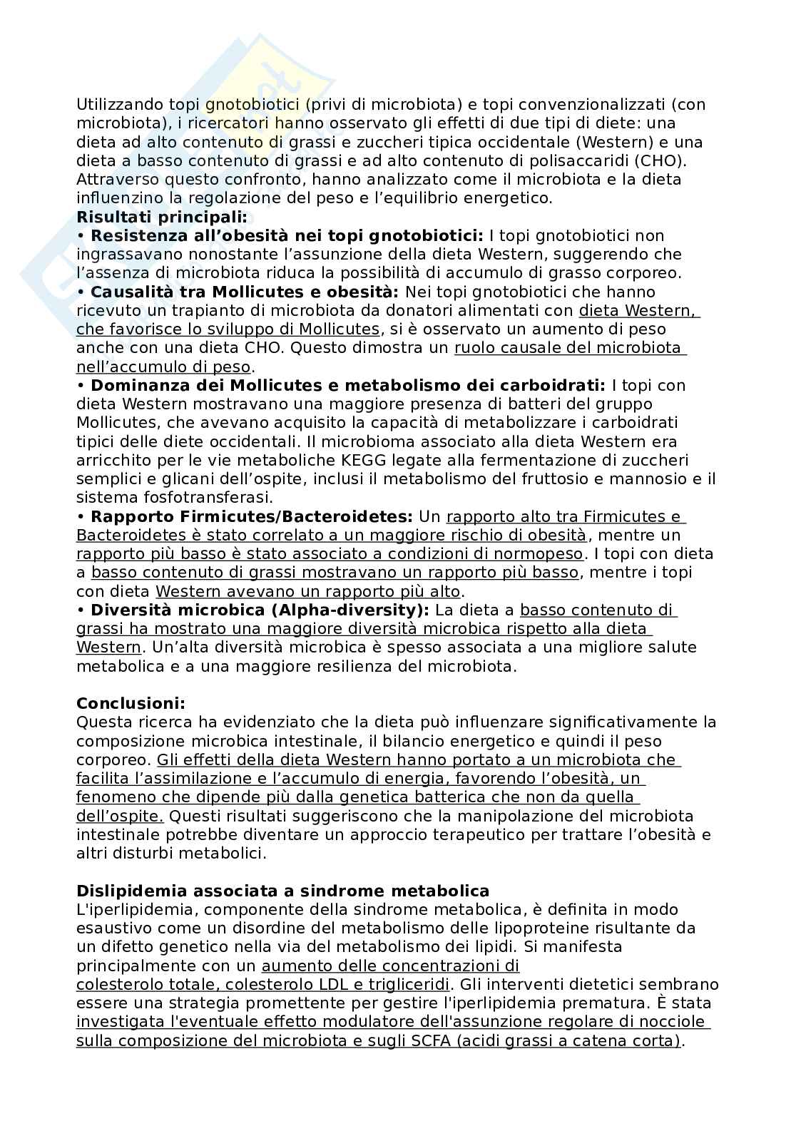 Appunti di Qualità e sicurezza microbiologica nei sistemi alimentari ed ecologia del microbiota umano Pag. 51