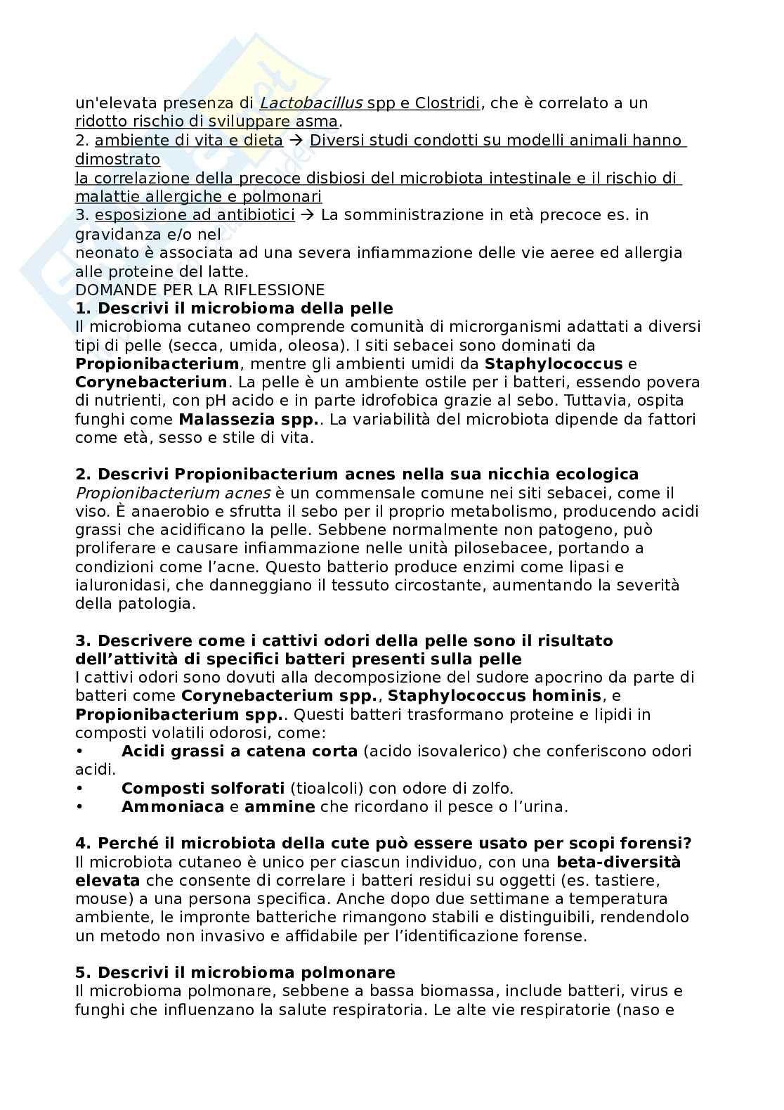 Appunti di Qualità e sicurezza microbiologica nei sistemi alimentari ed ecologia del microbiota umano Pag. 76