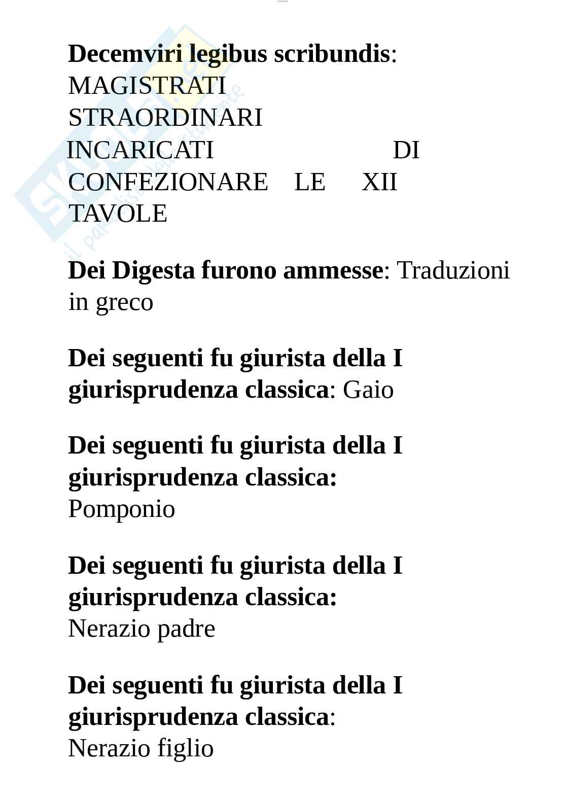 Paniere esame Storia del diritto romano Pag. 31