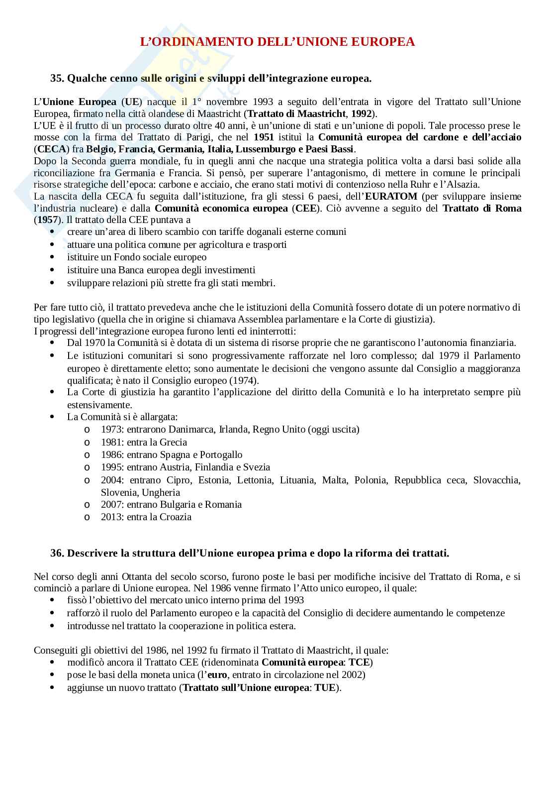 Domande e risposte esame Diritto delle istituzioni pubbliche Pag. 16