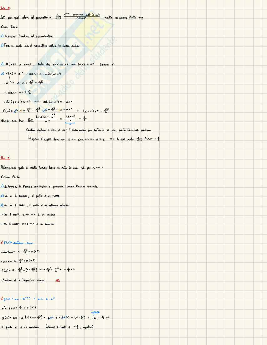 Derivate: regole di calcolo, derivate composte ed esercizi pratici Pag. 6