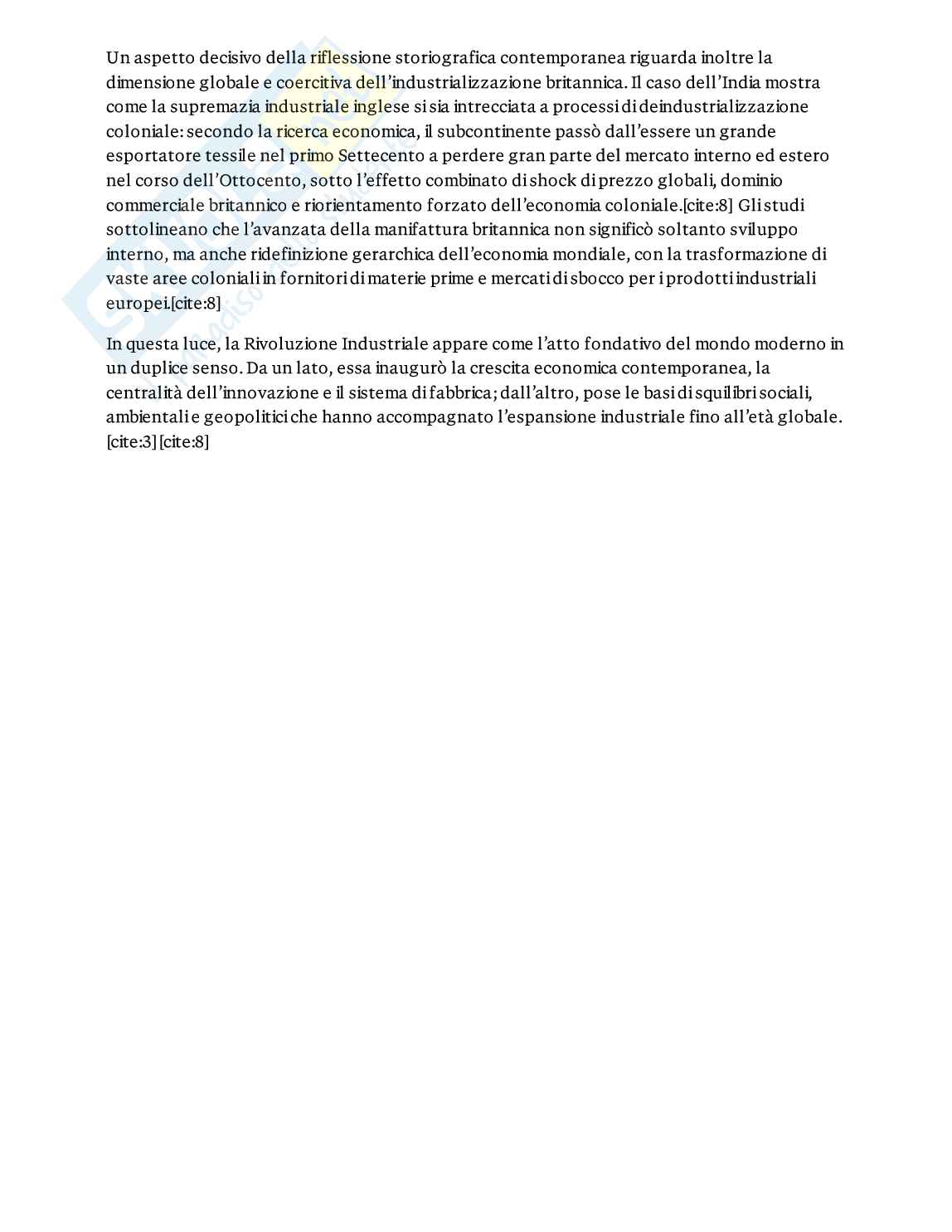 Rivoluzione industriale: genesi, innovazione e impatto socio-ambientale Pag. 6