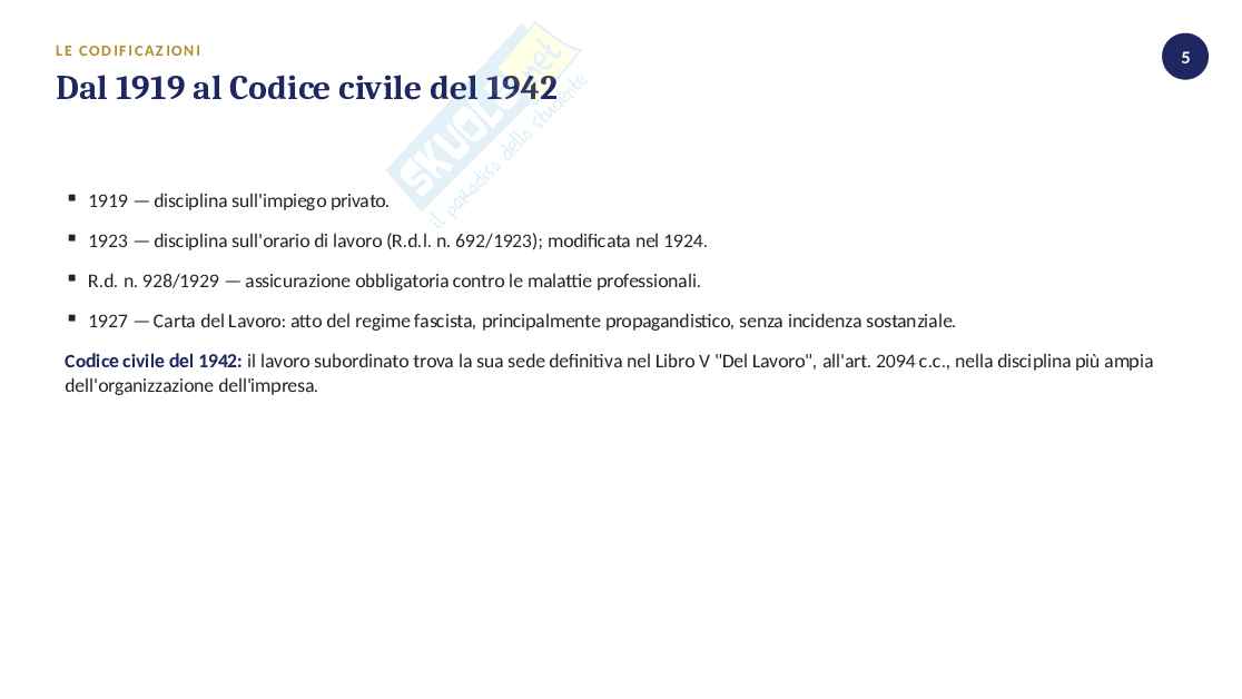 Schema introduttivo di Diritto del lavoro  Pag. 6
