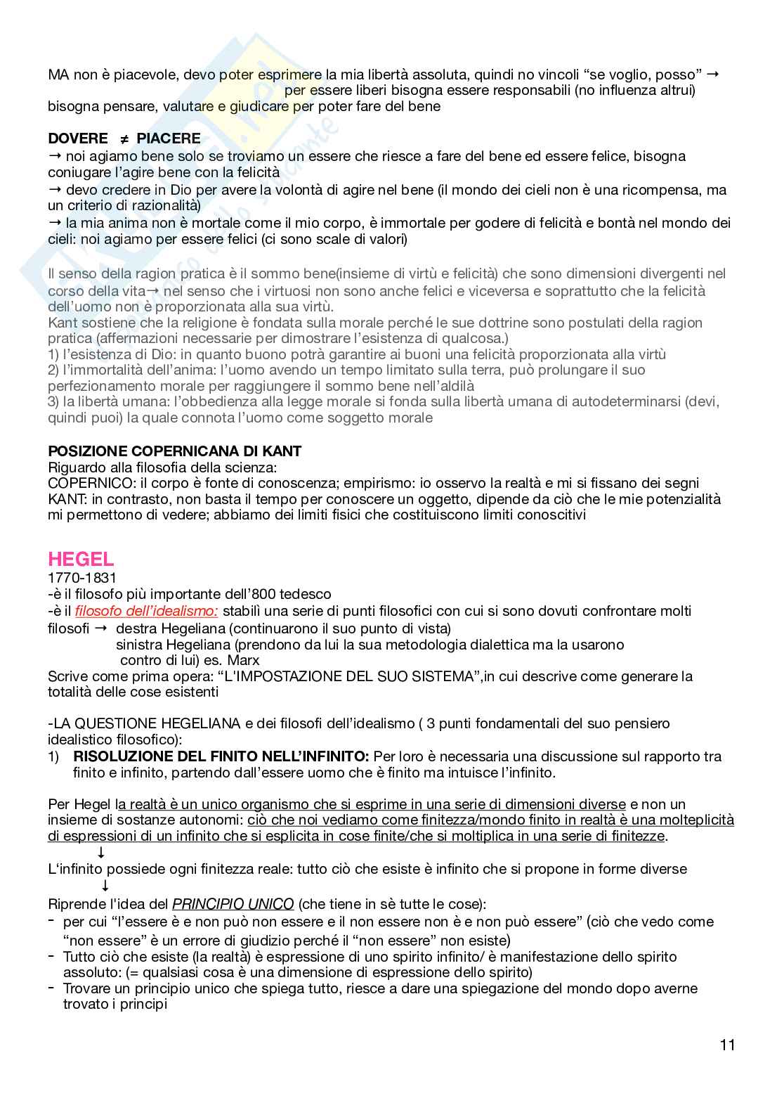 Appunti per l'esame di Antropologia filosofica   Pag. 11