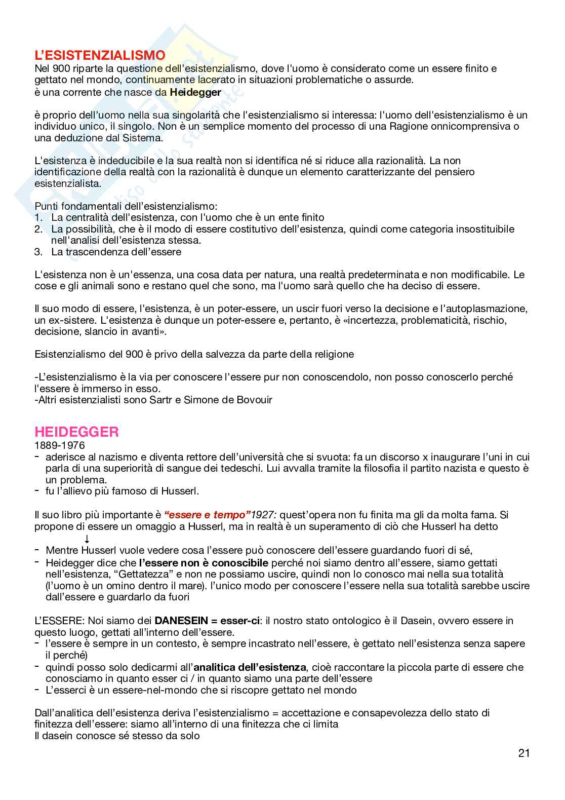 Appunti per l'esame di Antropologia filosofica   Pag. 21