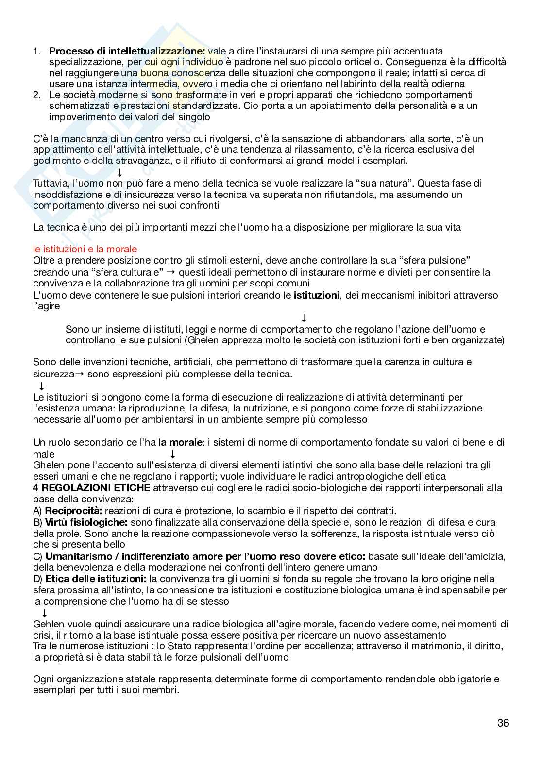 Appunti per l'esame di Antropologia filosofica   Pag. 36