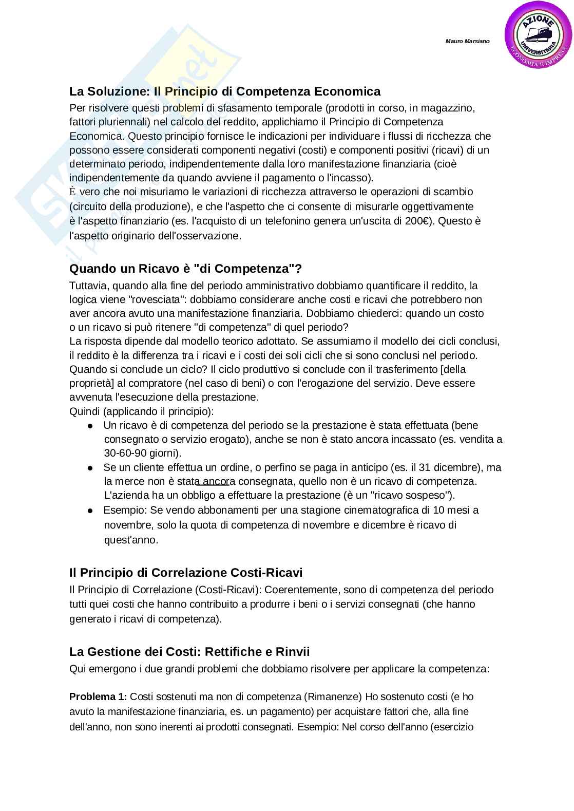 Riassunto esame Economia aziendale, Prof. Leotta Antonio, libro consigliato Economia aziendale, Potito Pag. 21