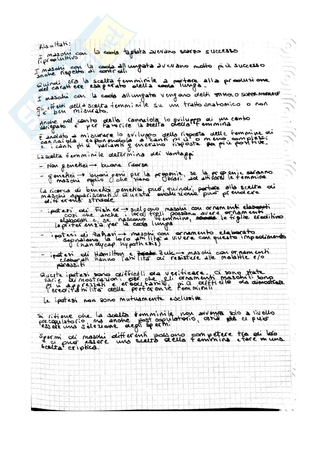 Appunti di etologia Pag. 21