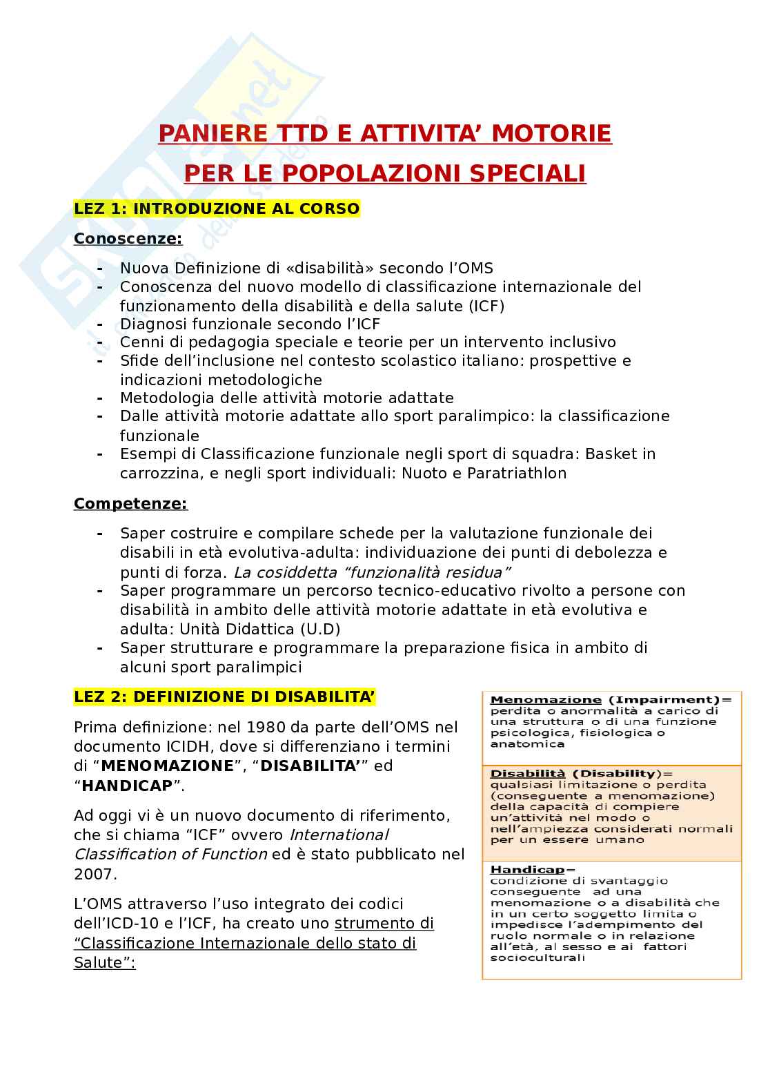 Scienze e tecniche delle attività motorie preventive e adattate   Pag. 1