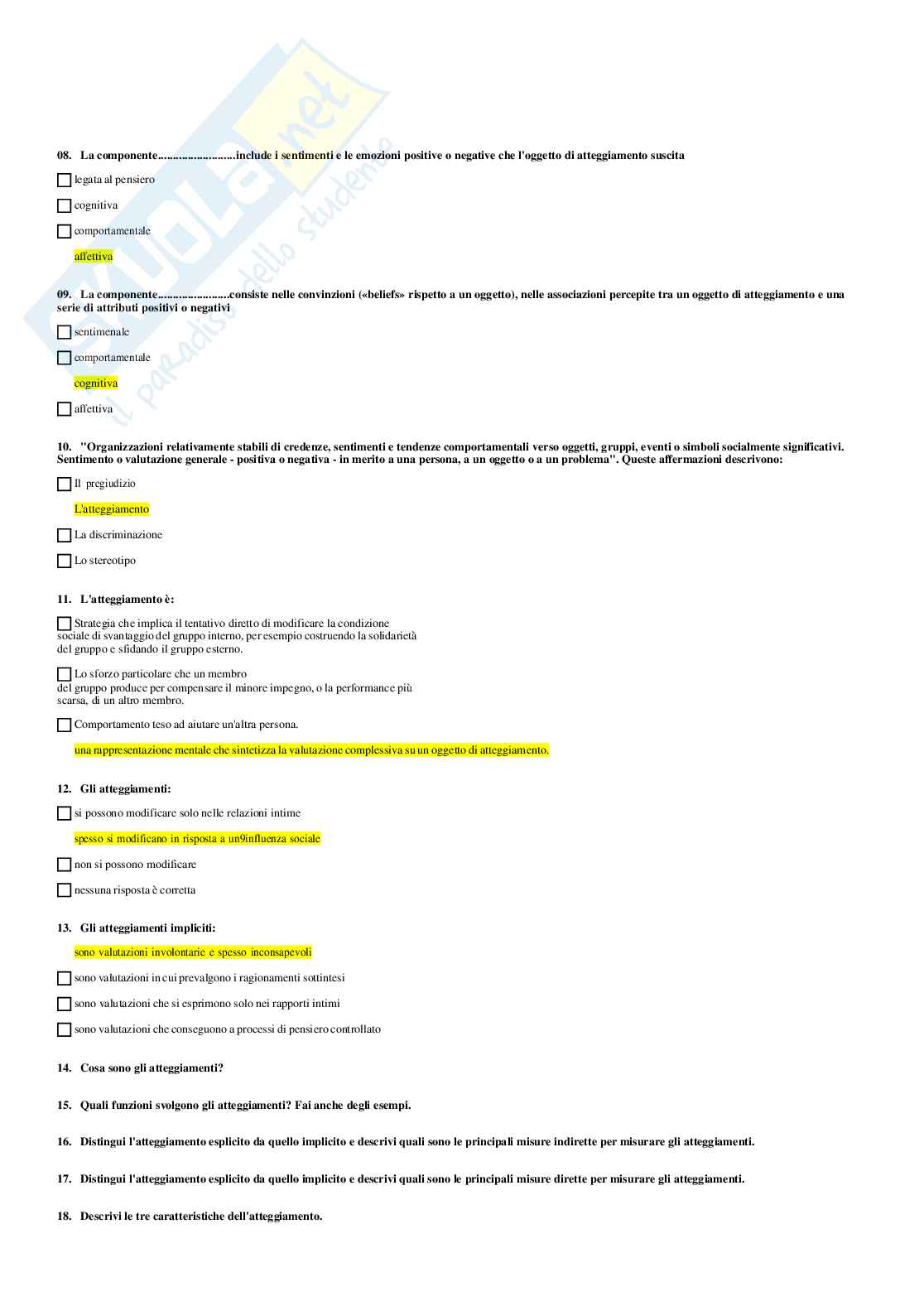 Psicologia sociale Pag. 26