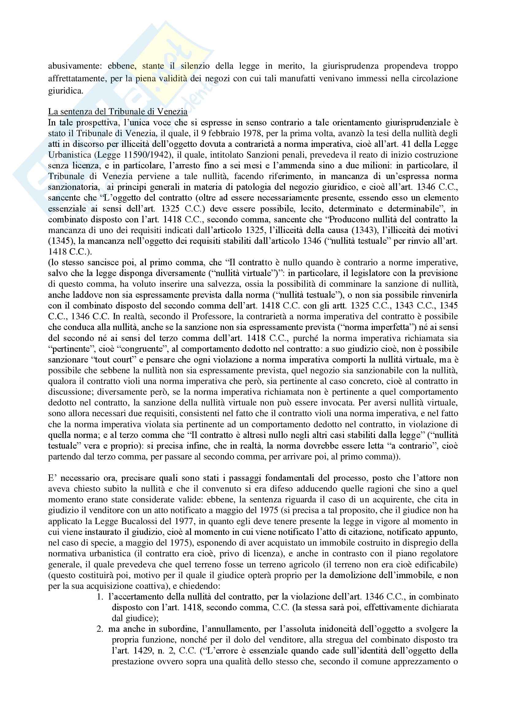 Riassunto esame Diritto, prof. Donisi, libro consigliato Ricerche di diritto civile Pag. 2