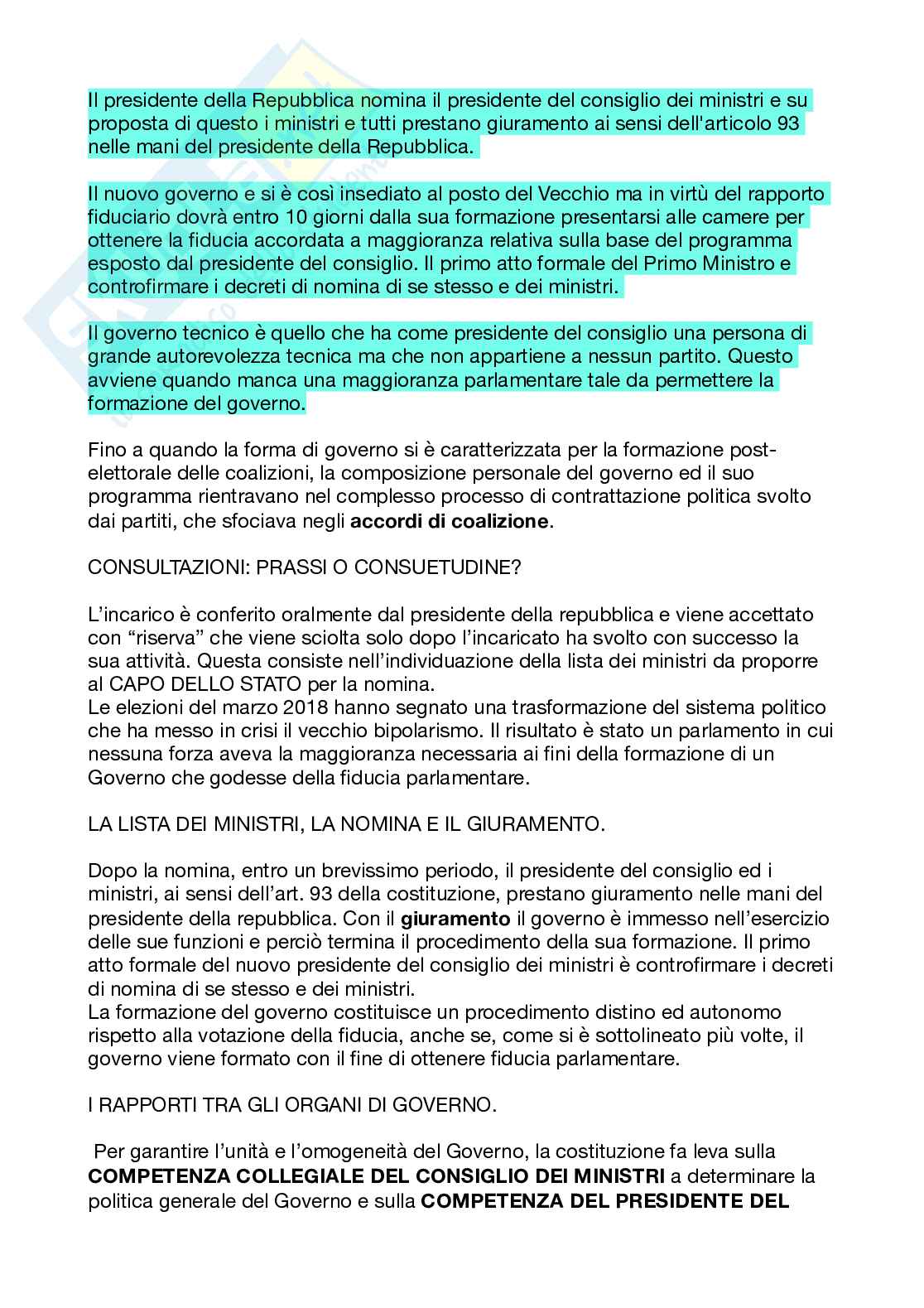 Diritto costituzionale Pag. 6
