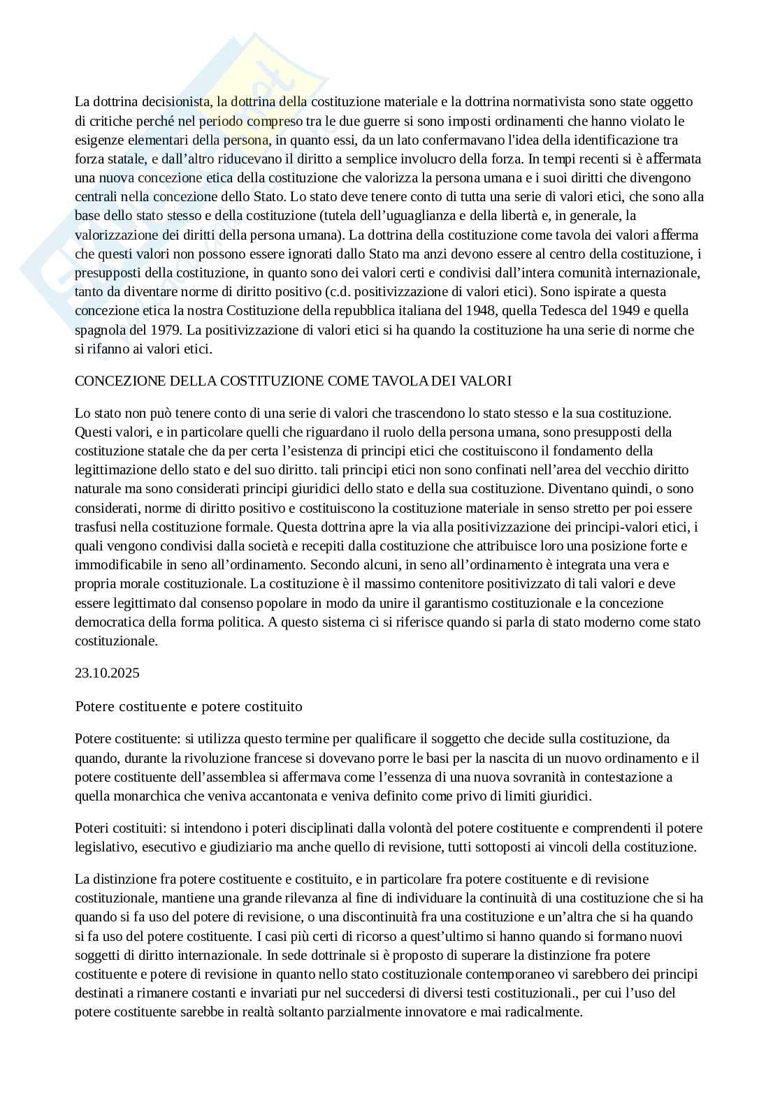 Riassunto esame Diritto costituzionale , Prof. Pilia Luca, libro consigliato Diritto costituzionale comparato , De Vergottini  Pag. 36