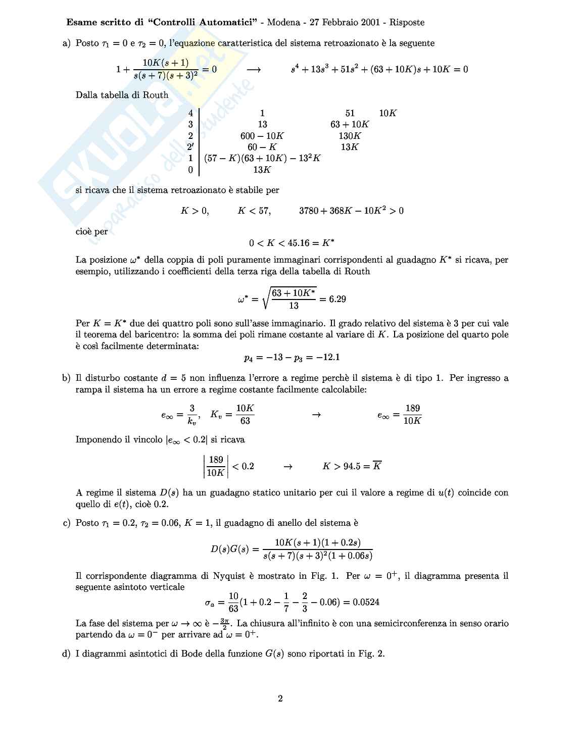 Esercizio Analisi I Pag. 2