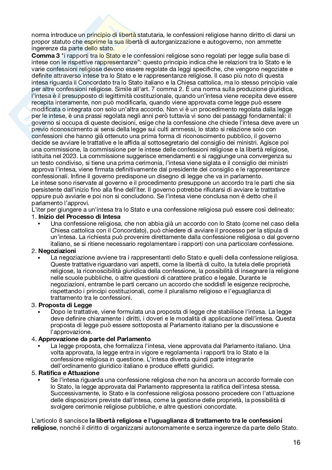 Diritto ecclesiastico italiano e comparato Pag. 16