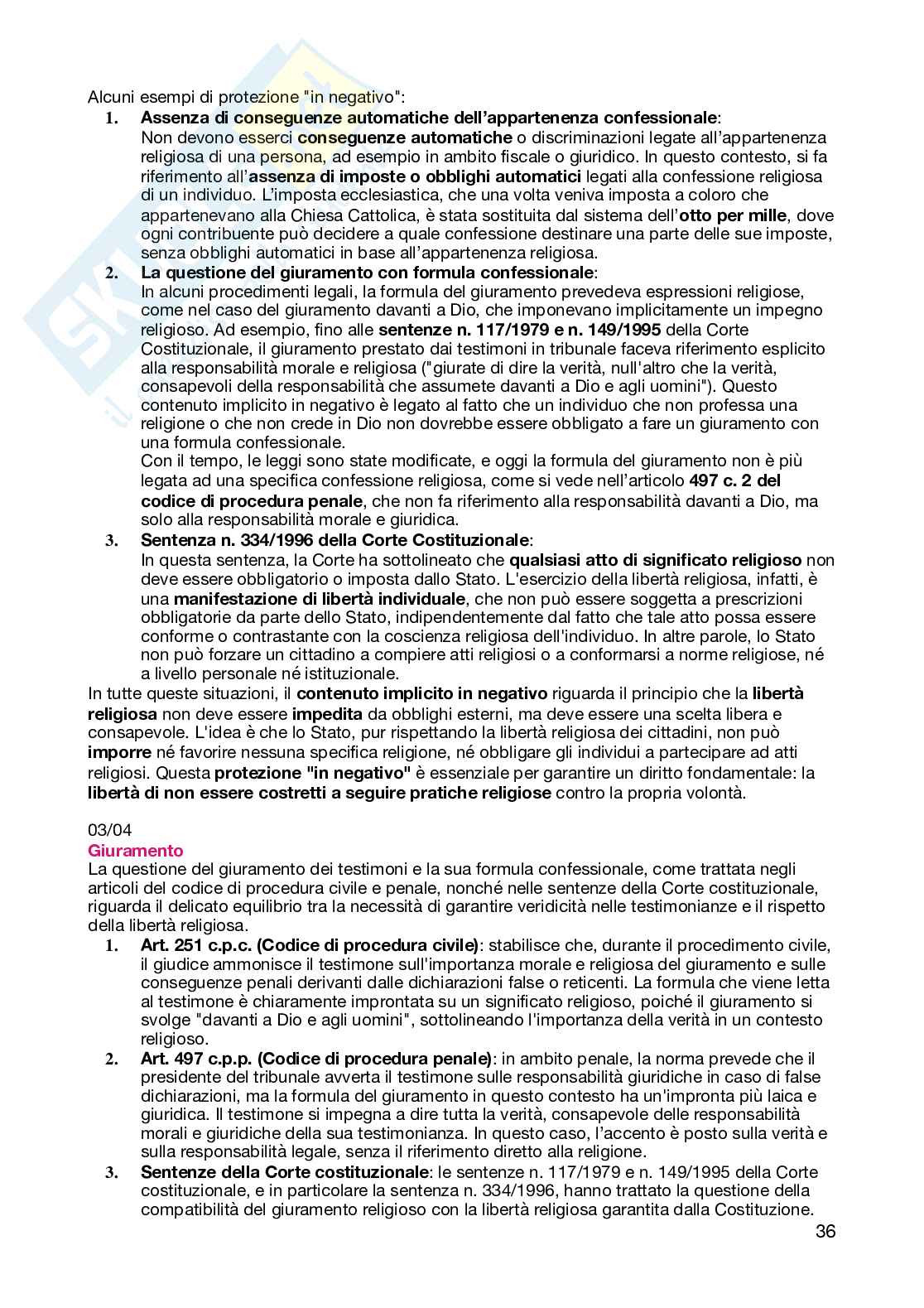 Diritto ecclesiastico italiano e comparato Pag. 36