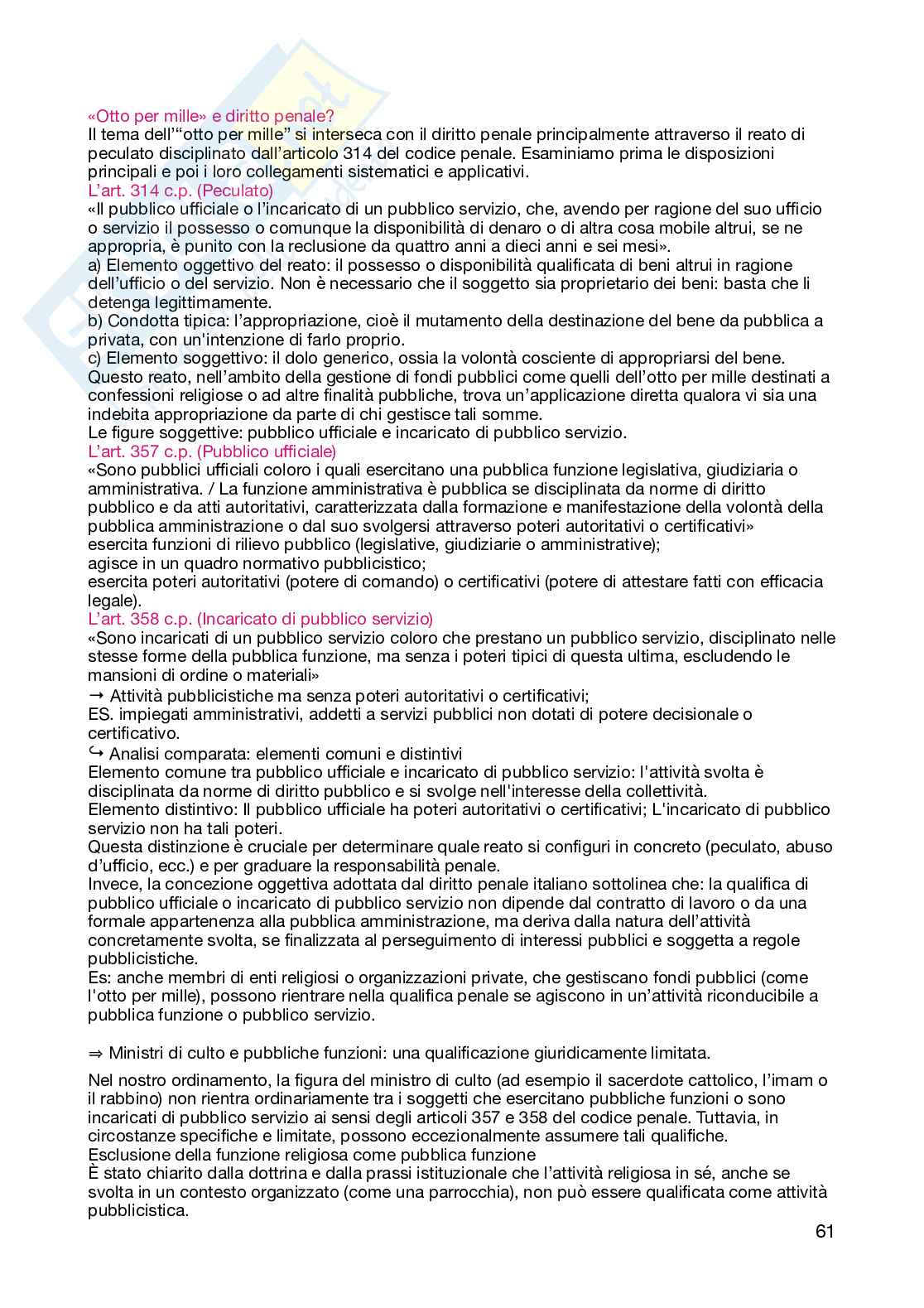 Diritto ecclesiastico italiano e comparato Pag. 61