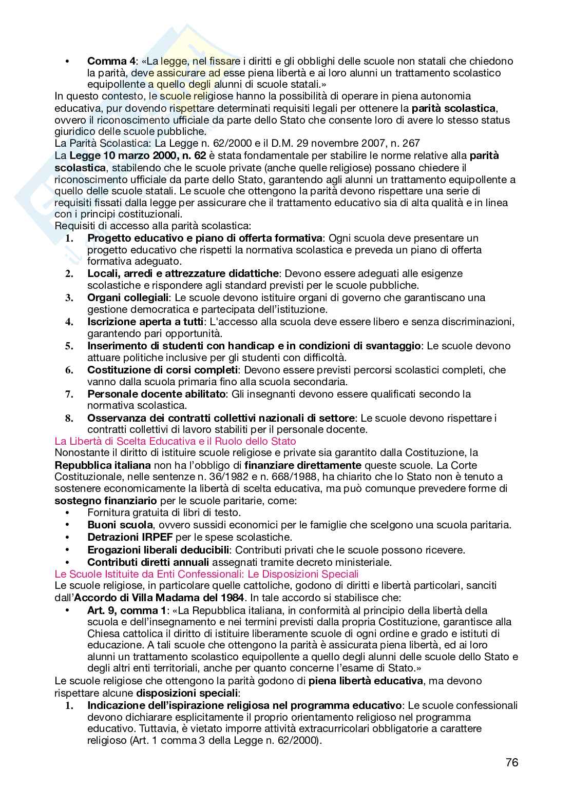 Diritto ecclesiastico italiano e comparato Pag. 76