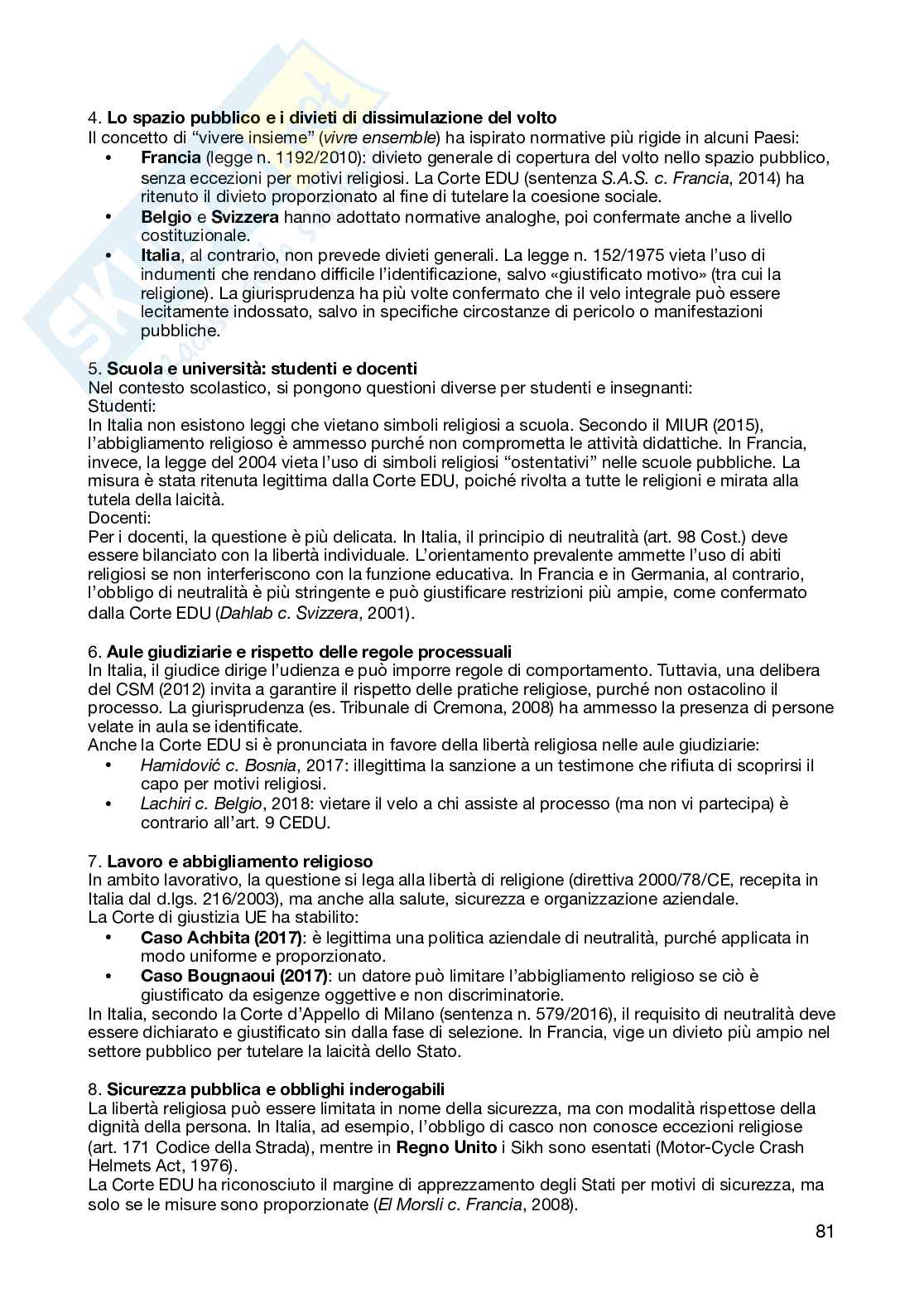 Diritto ecclesiastico italiano e comparato Pag. 81