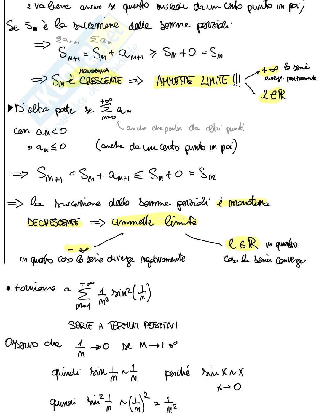 Appunti di Analisi matematica I - seconda parte Pag. 11