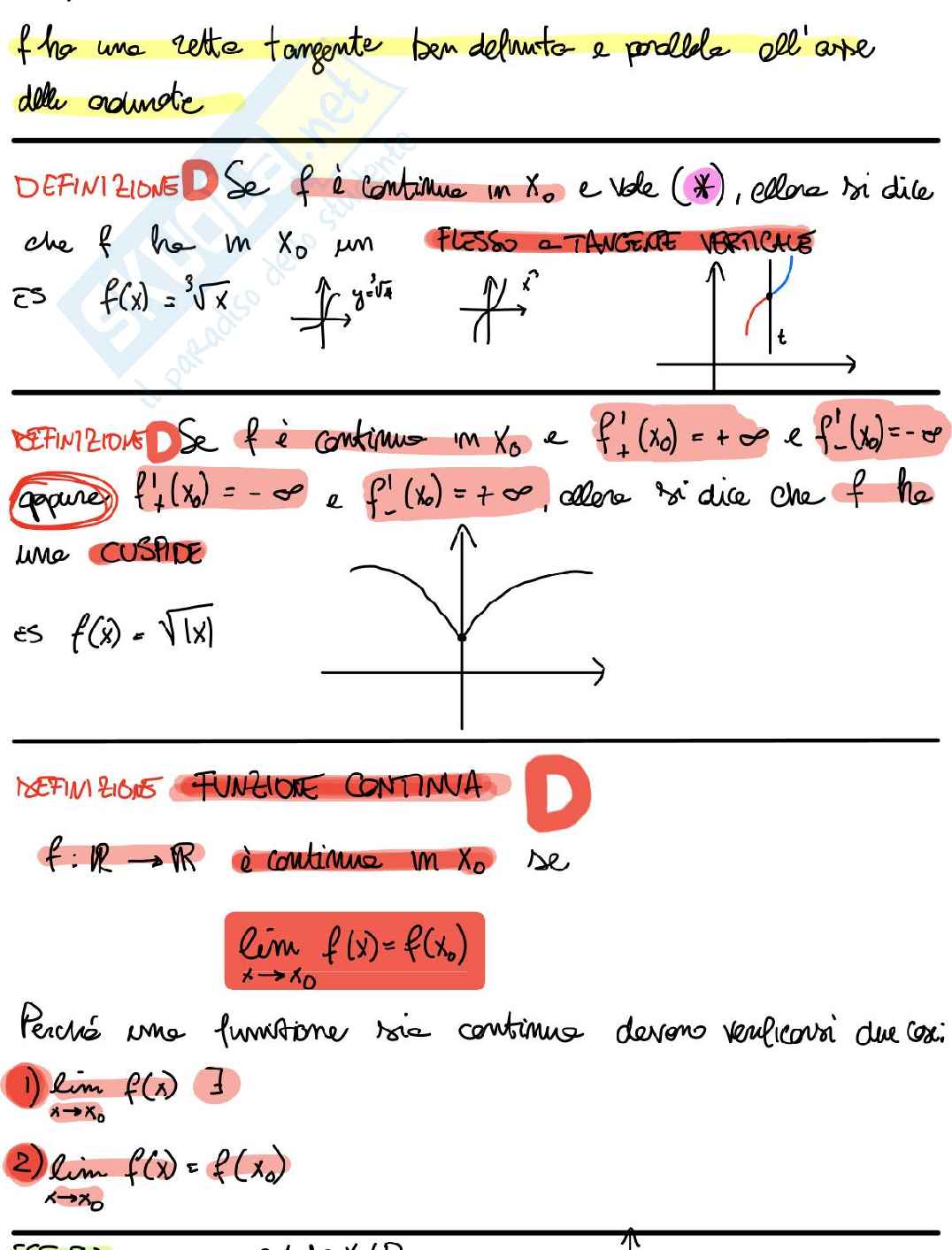 Appunti di Analisi matematica I - seconda parte Pag. 26