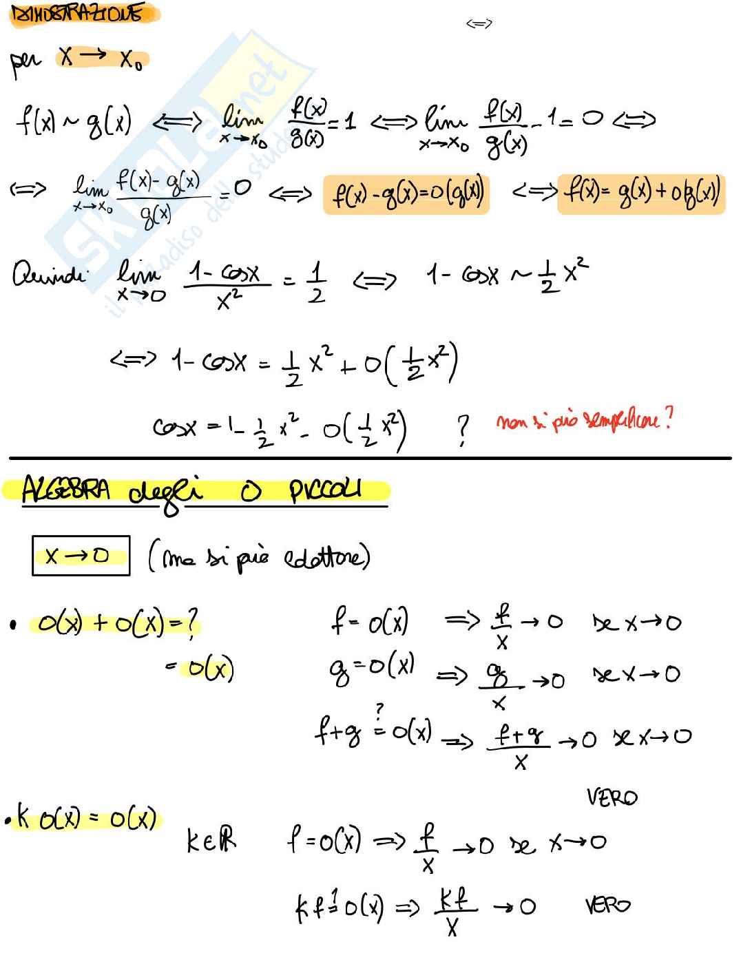 Appunti di Analisi matematica I - seconda parte Pag. 36