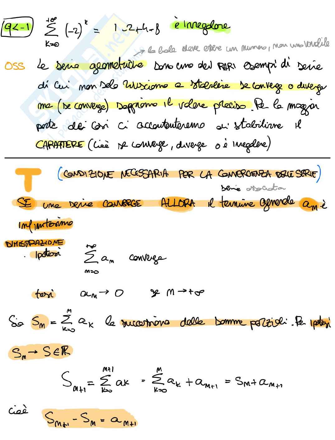 Appunti di Analisi matematica I - seconda parte Pag. 6