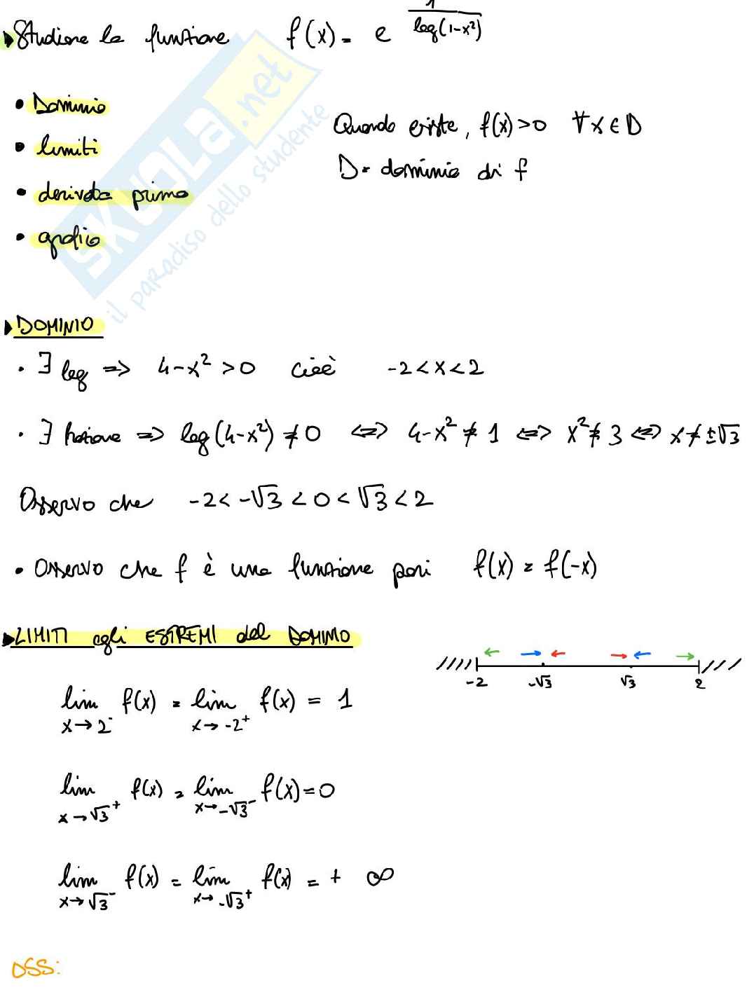 Appunti di Analisi matematica I - seconda parte Pag. 71
