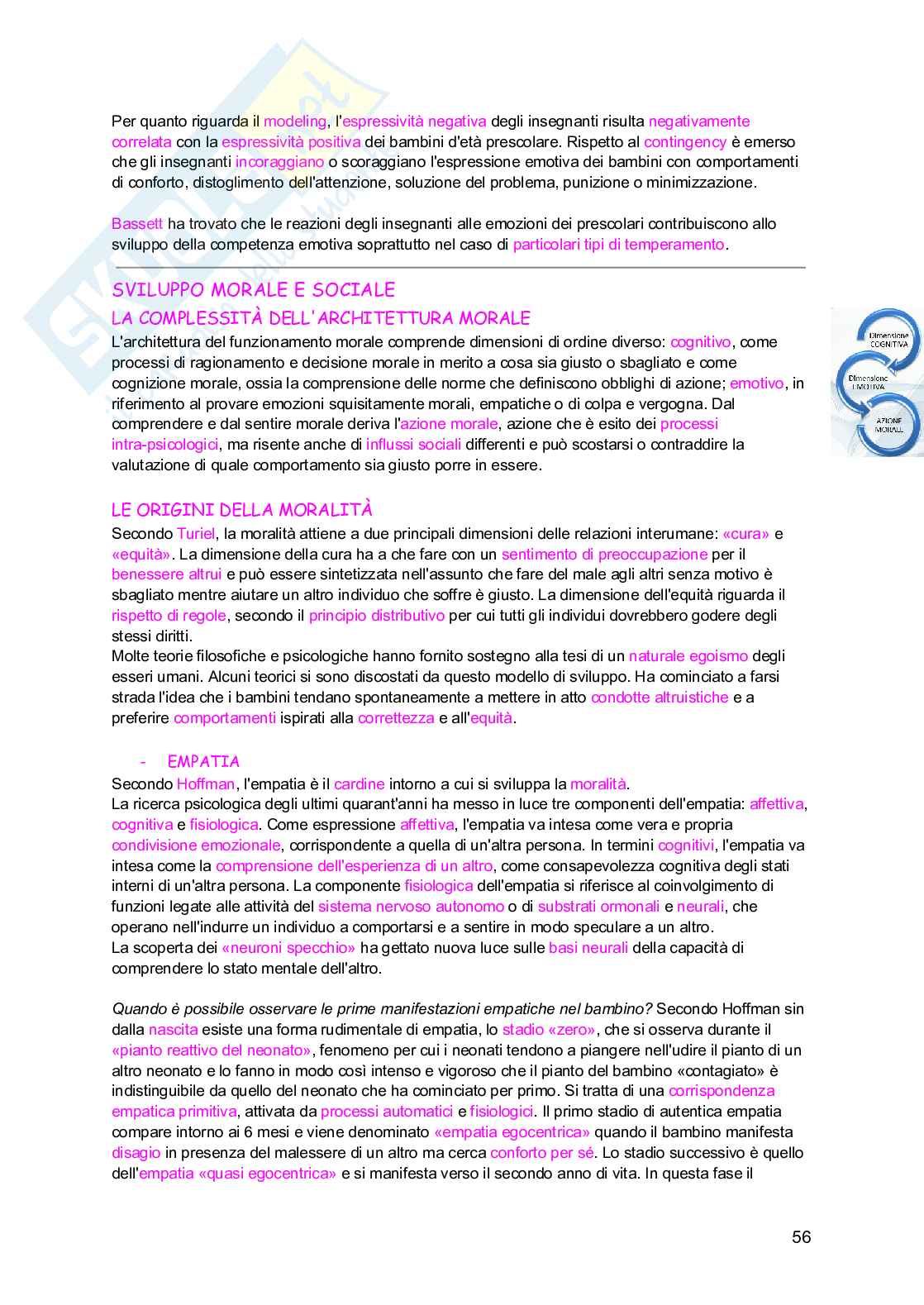 Psicologia dello sviluppo Pag. 56