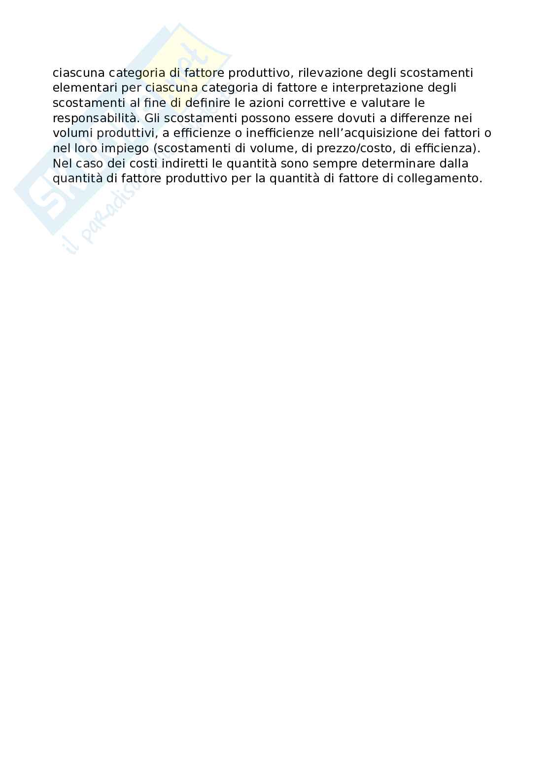Appunti per Analisi e controllo dei costi Pag. 11