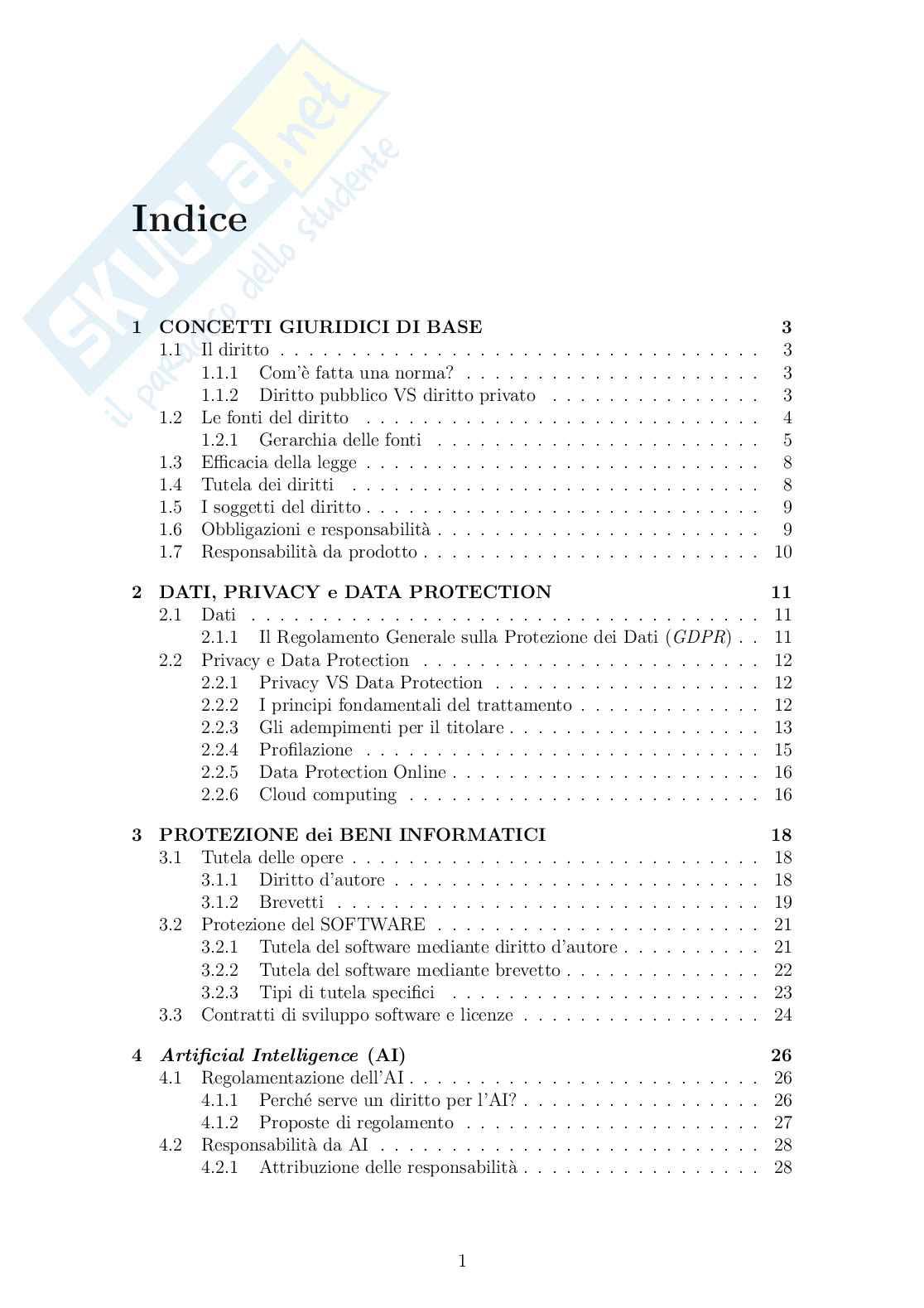 Appunti di Informatica e Diritto Pag. 2