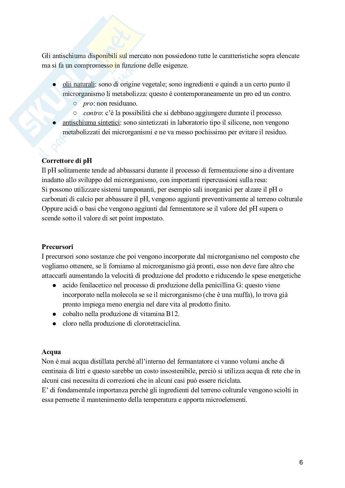 Microbiologia industriale Pag. 6