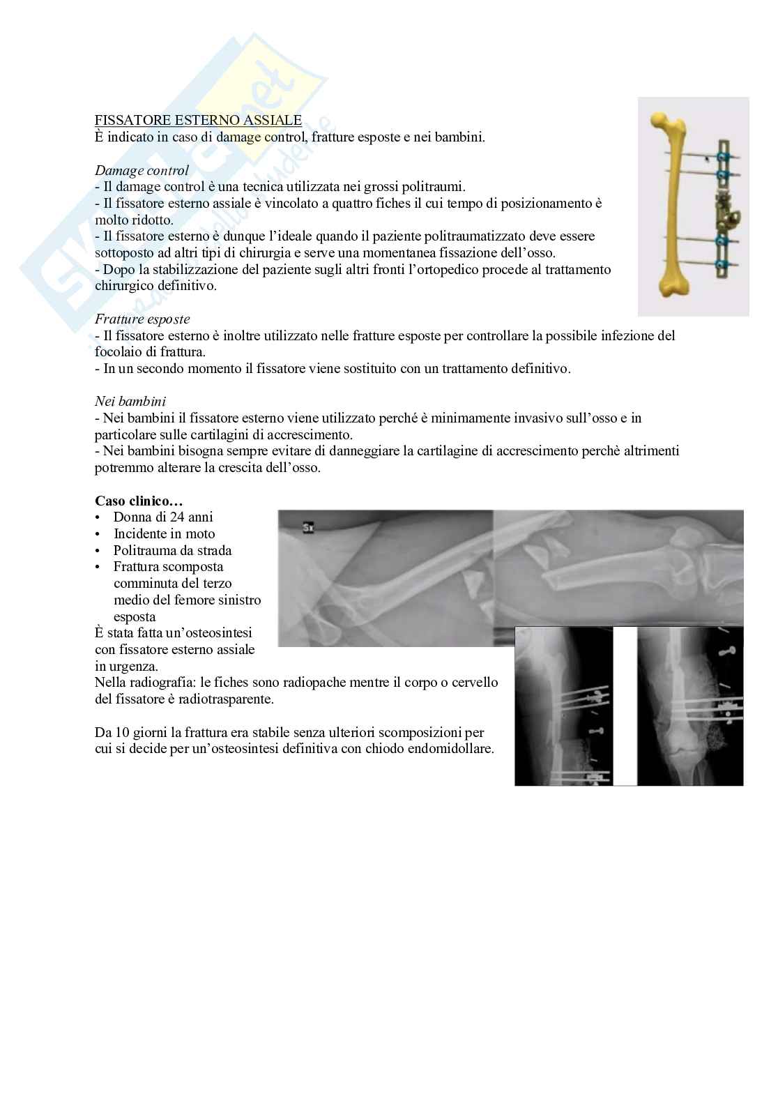 Fisioterapia - Appunti di ortopedia e traumatologia   Pag. 11