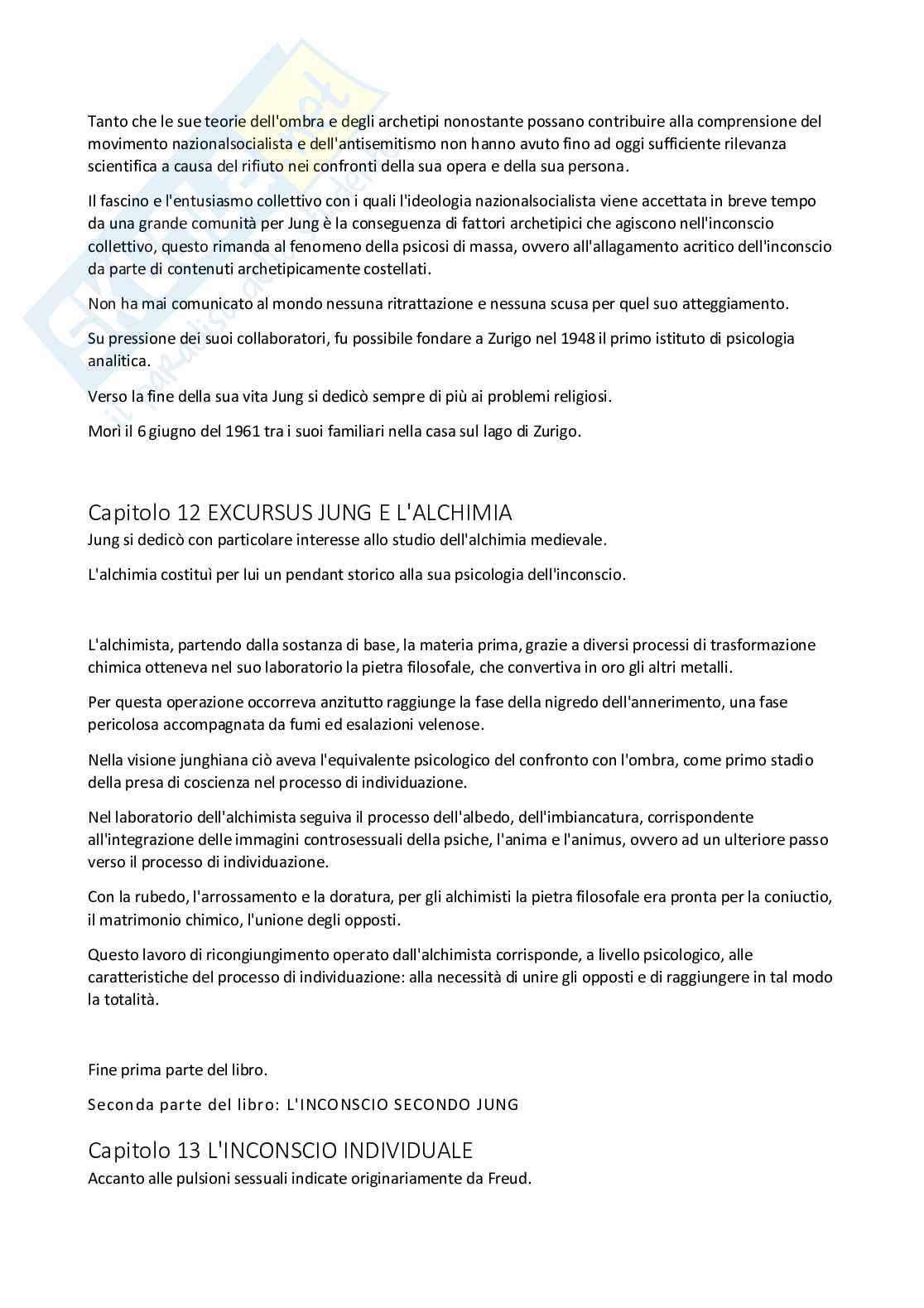 Riassunto esame Psicologia dinamica, Prof. Perilli Enrico, libro consigliato Manuale di psicologia dinamica, Quaglia Pag. 11
