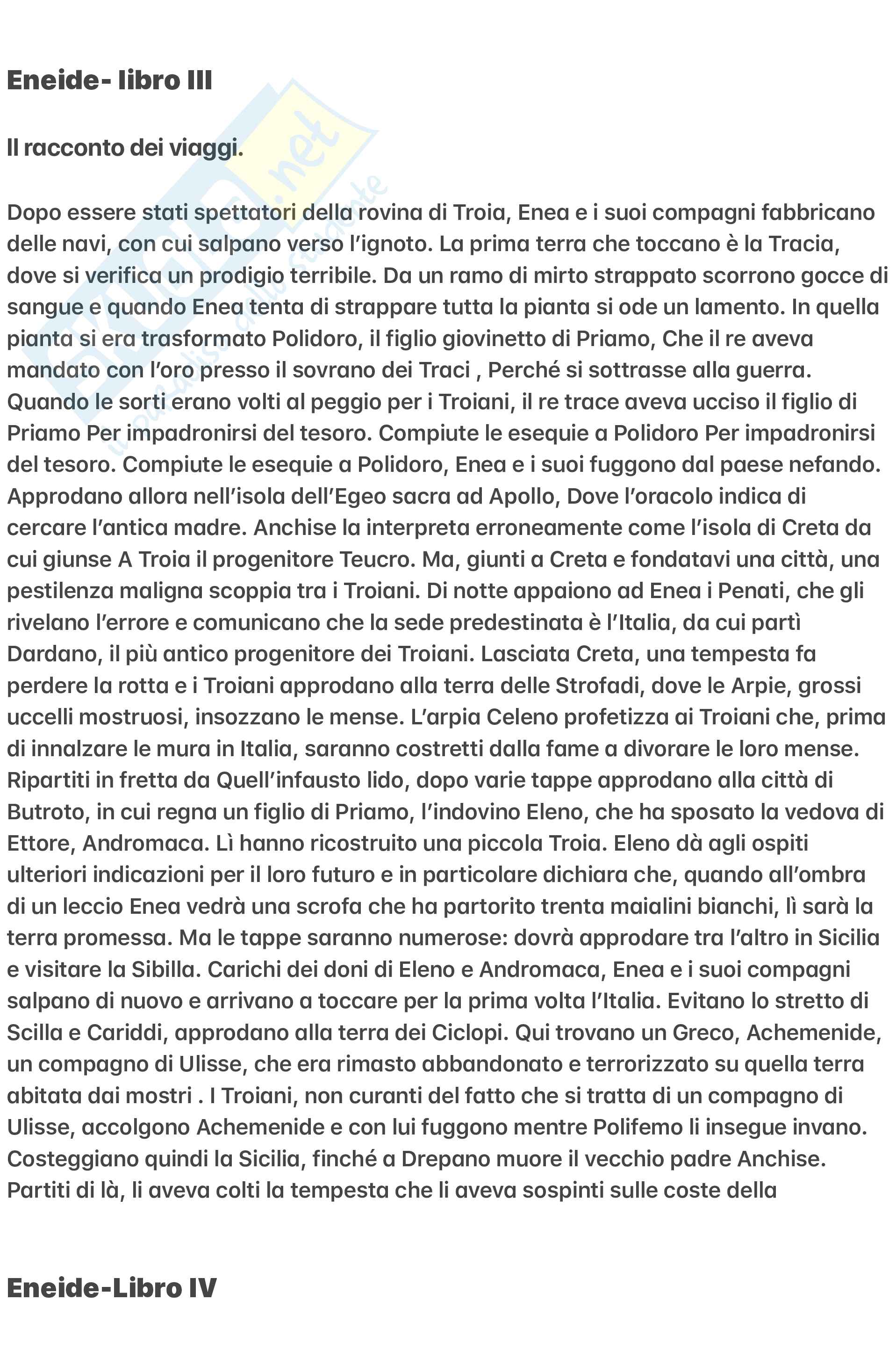 Eneide Libro 4 Traduzione E Analisi