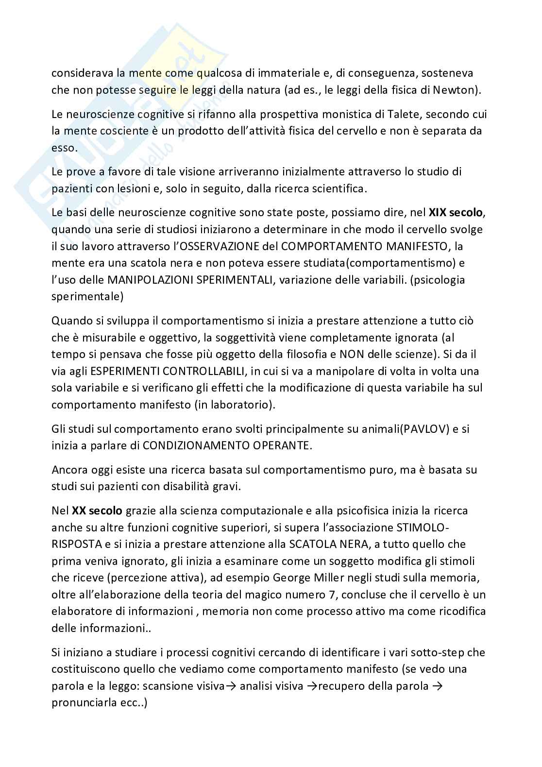 Psicobiologia e psicologia fisiologica  Pag. 2