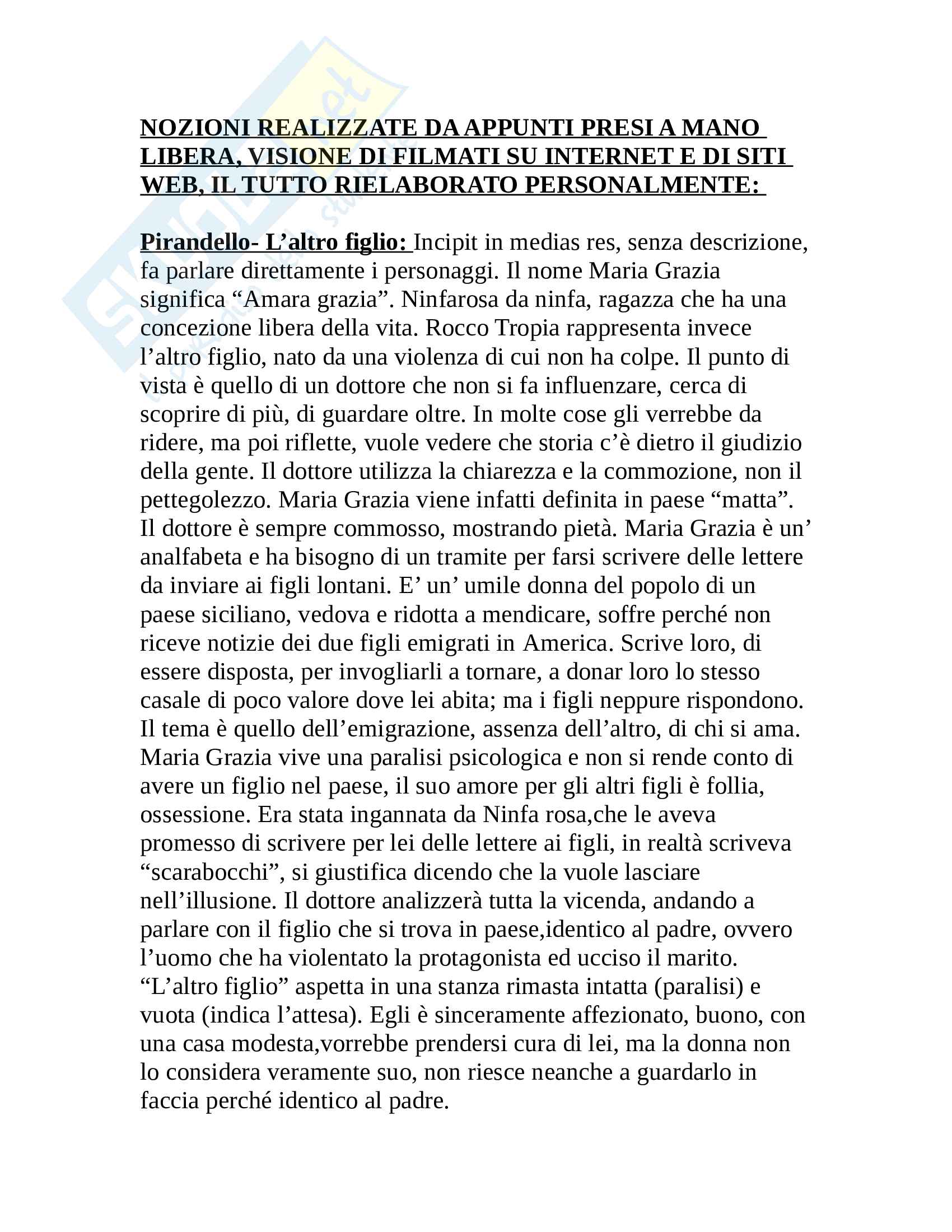 La Pioggia Nel Pineto Riassunto Pdf