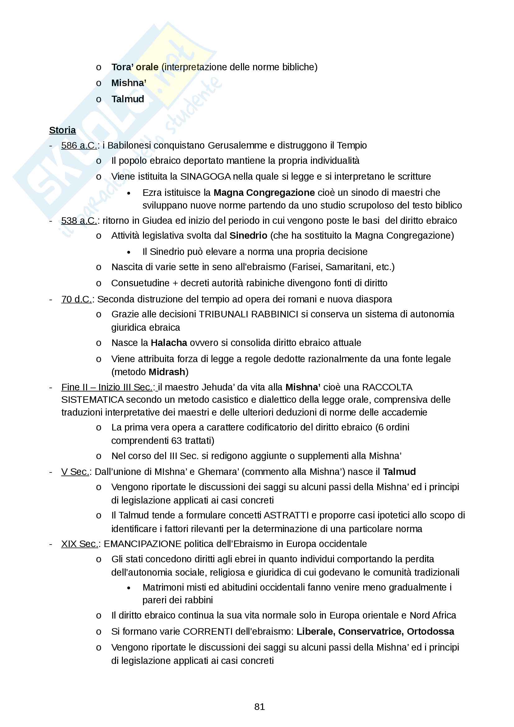 Riassunto Sistemi giuridici comparati Pag. 81