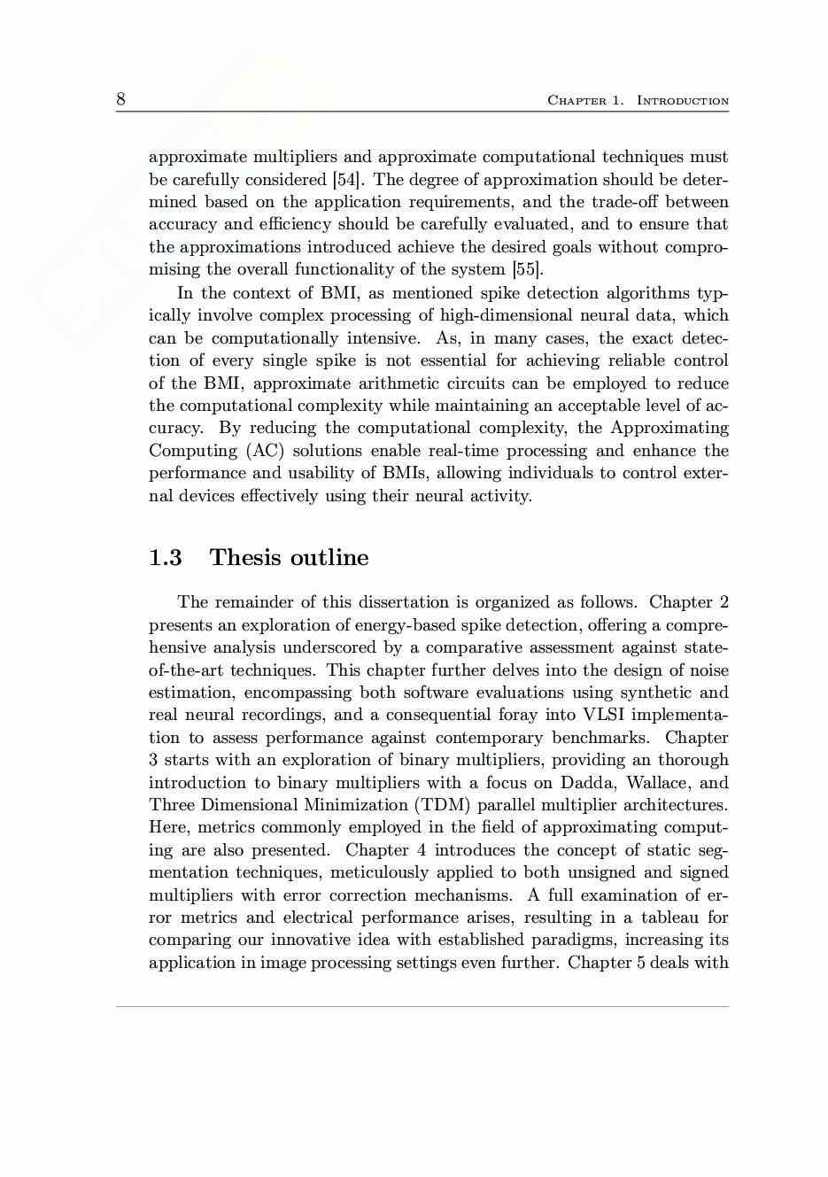 Algoritmi di elaborazione e rilevazione di potenziali evocati Pag. 31