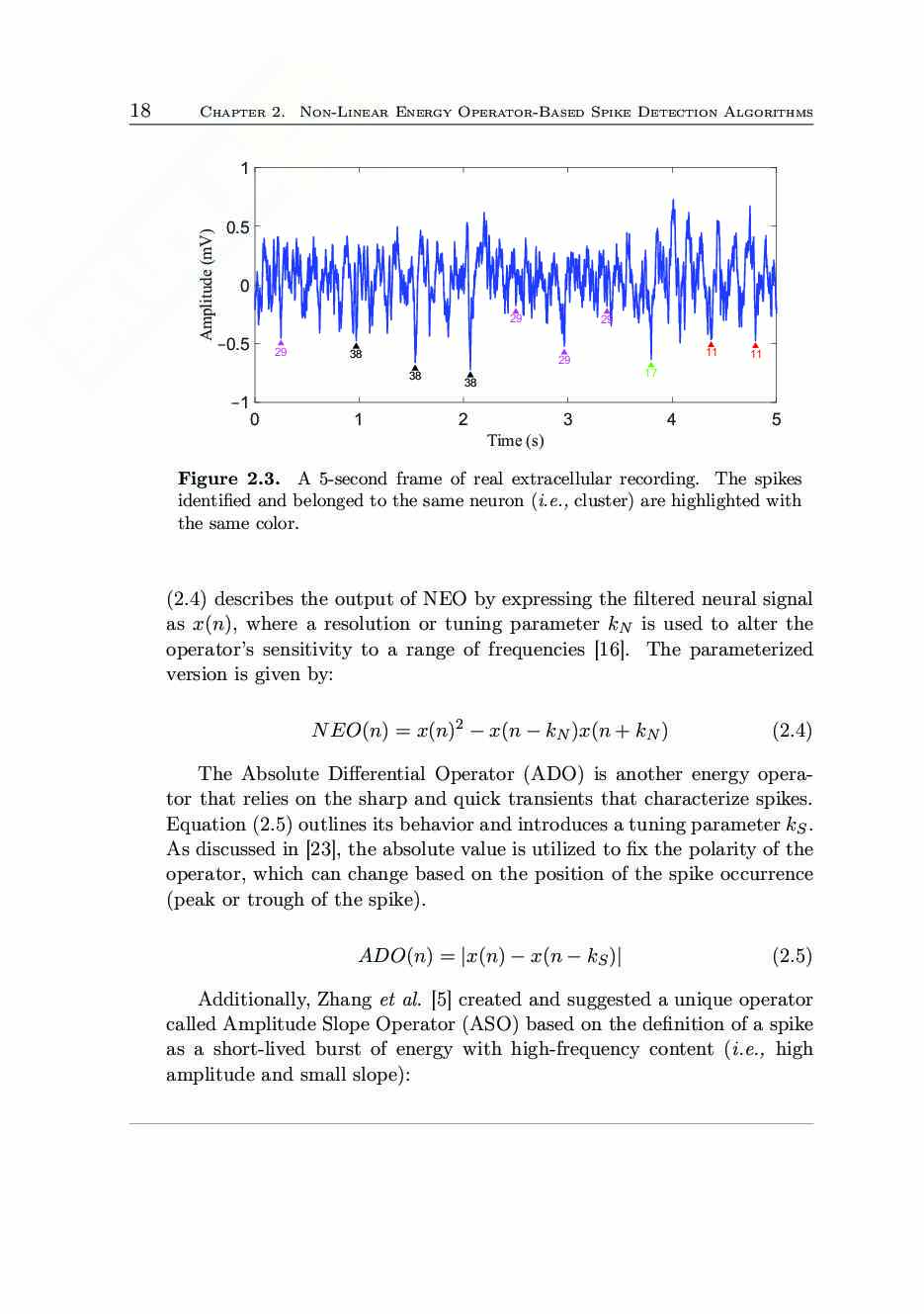 Algoritmi di elaborazione e rilevazione di potenziali evocati Pag. 41