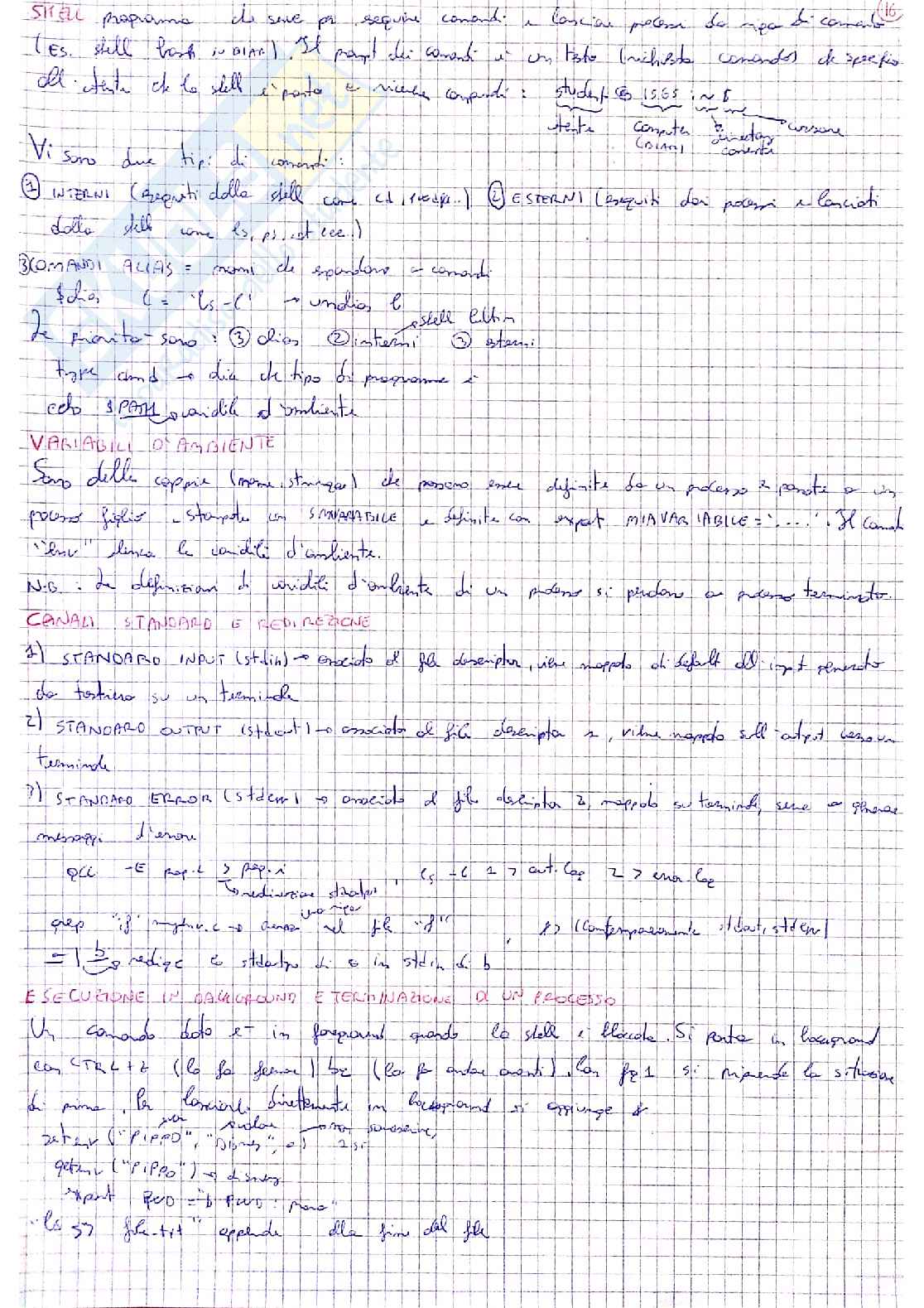 Sistemi di Calcolo Pag. 16